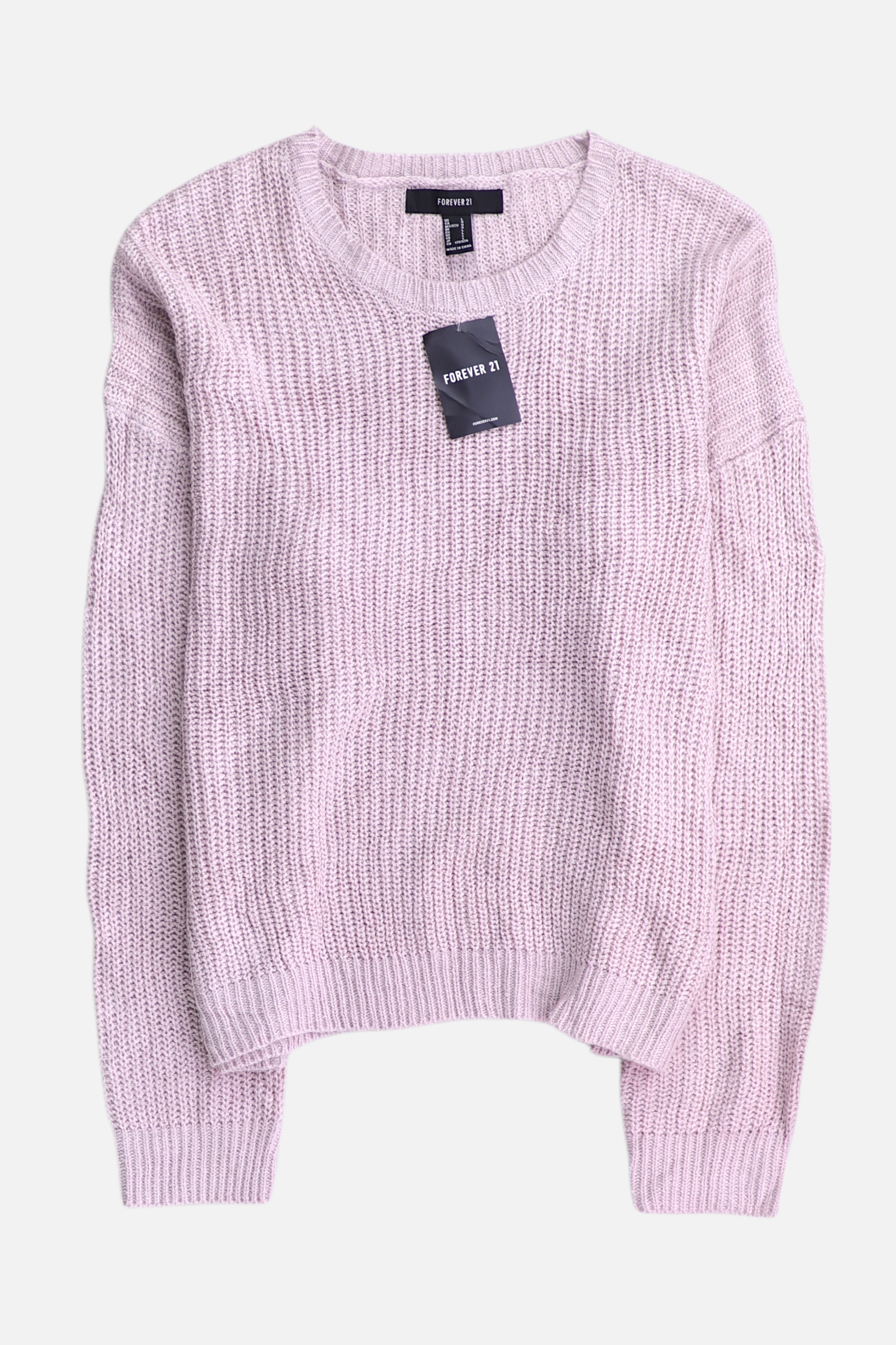Forever 21 Sueter Knit Casual - Mujer - Large