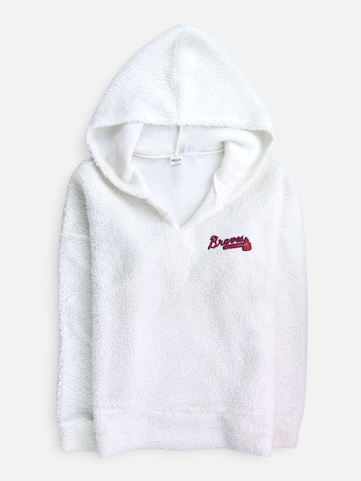 MLB Sudadera Hoodie Teddy - Mujer - Large