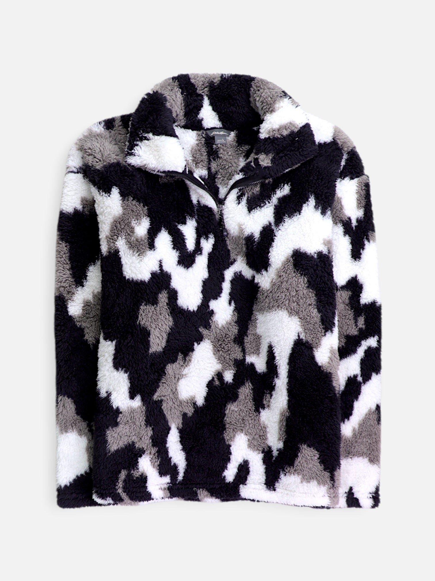 Eddie Bauer Sueter Fleece Teddy - Mujer - Large