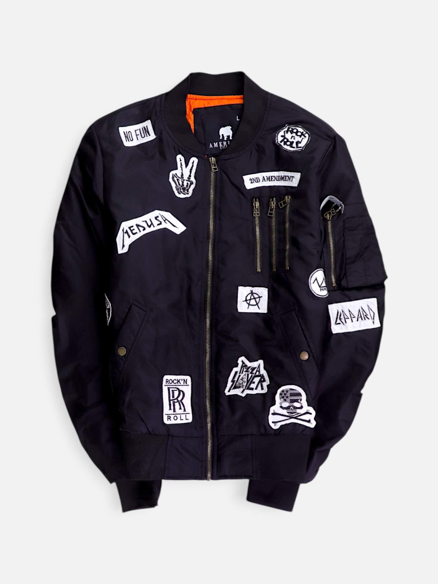 Chaqueta Bomber Impermeable - Hombre - Large