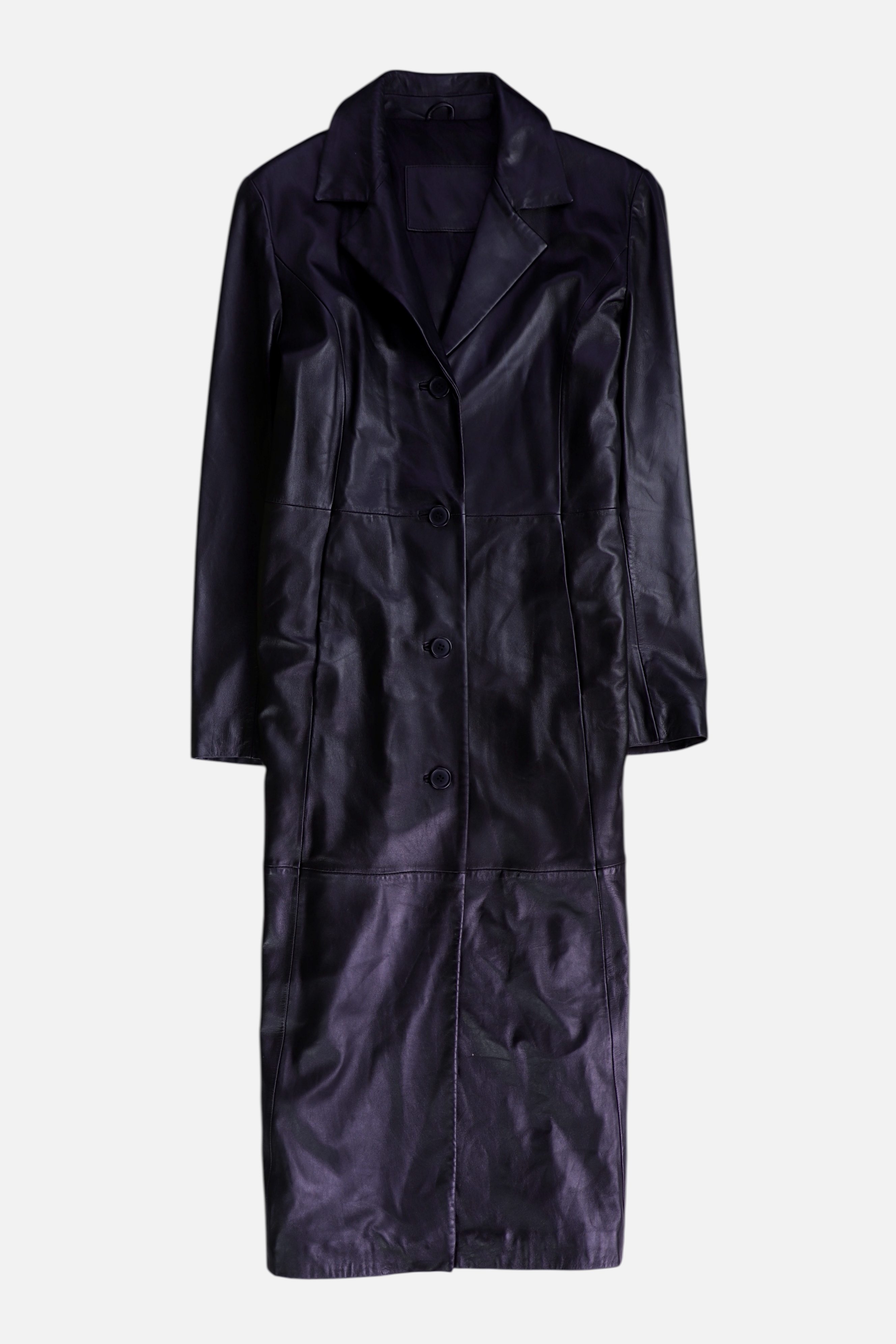 Abrigo Single breasted trench Cuero - Mujer - N/A