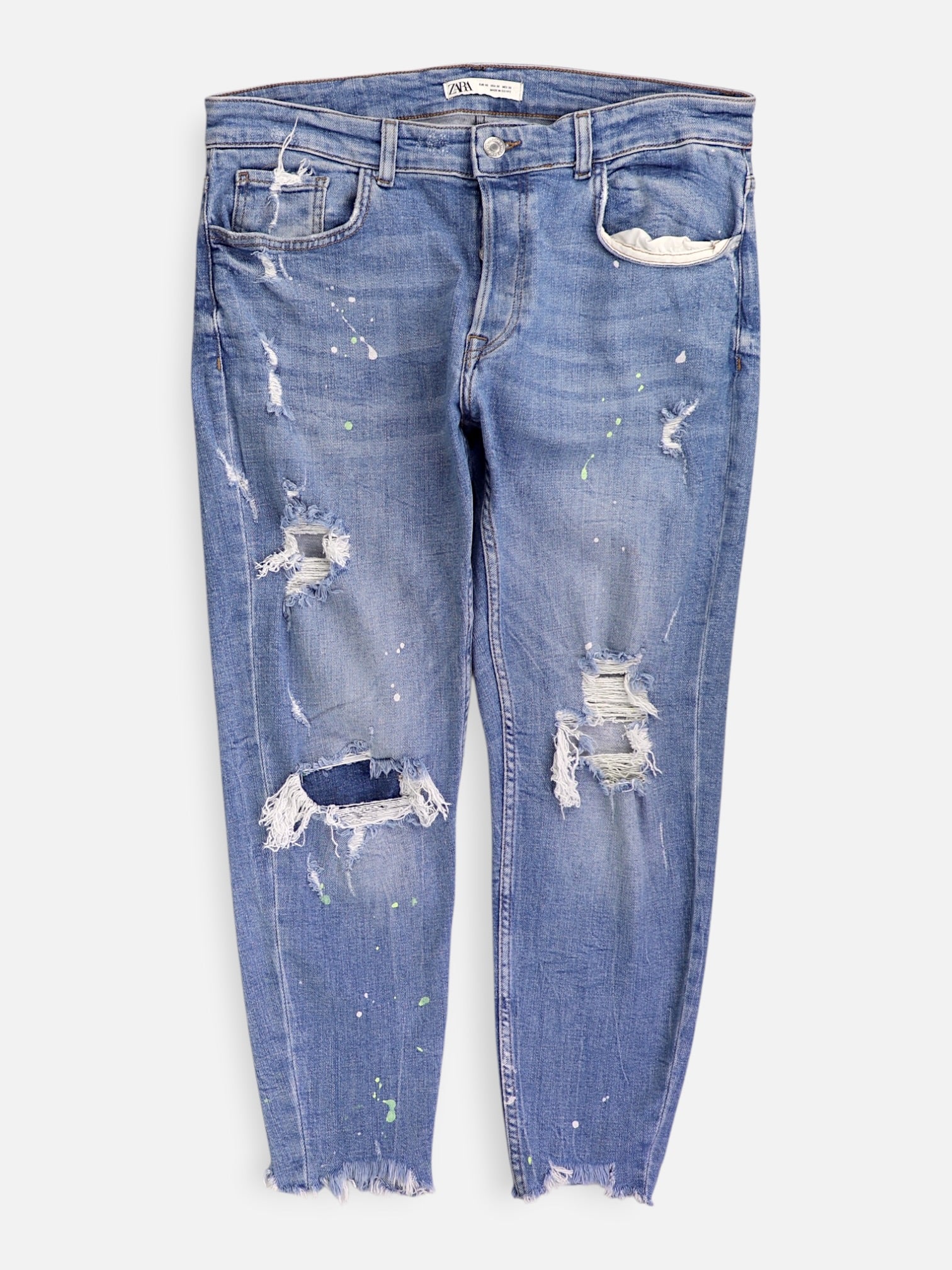 ZARA Jean Skinny Fit Denim - Hombre - 36'