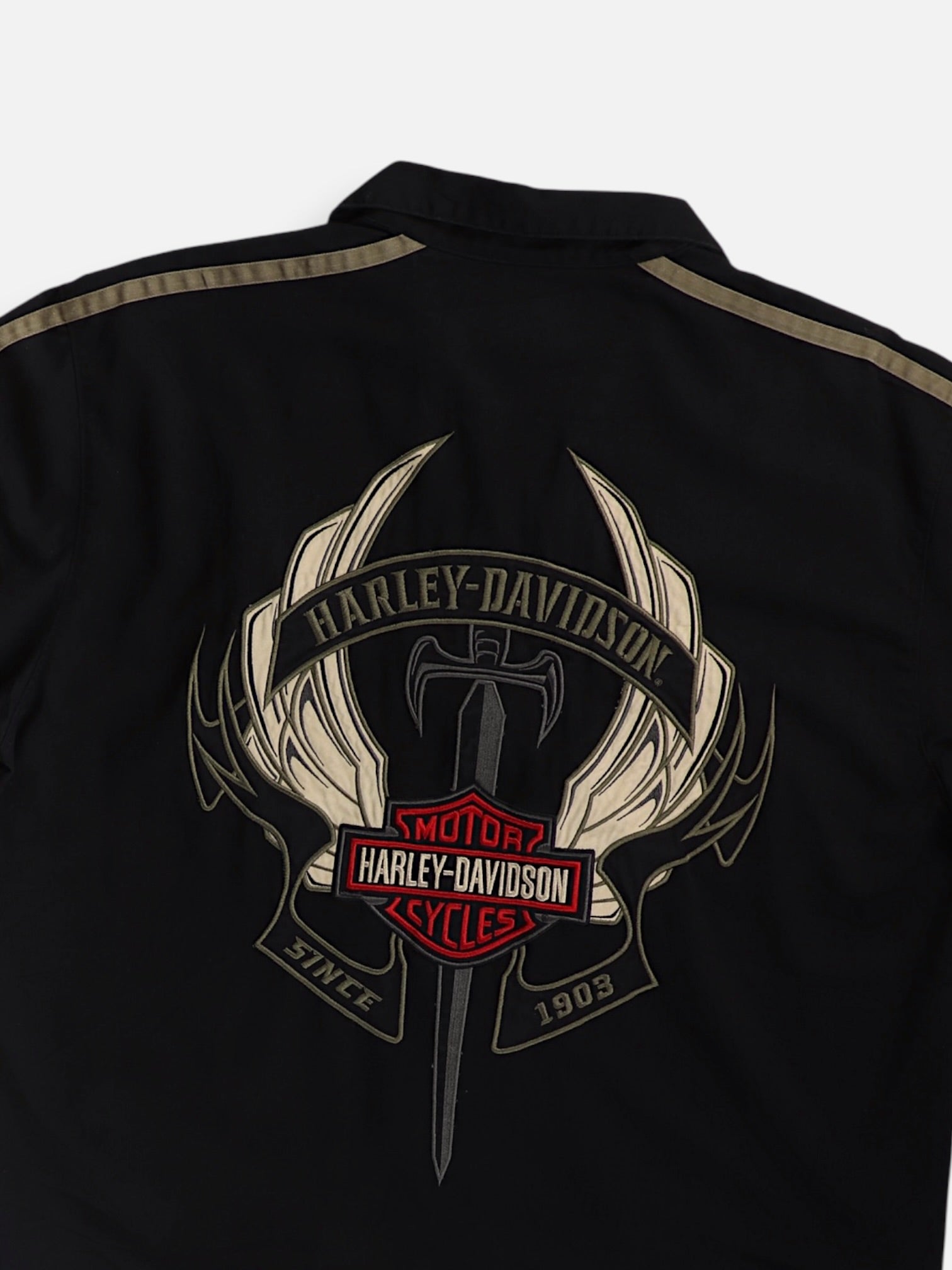 Harley Davidson Camisa Casual - Hombre - Large