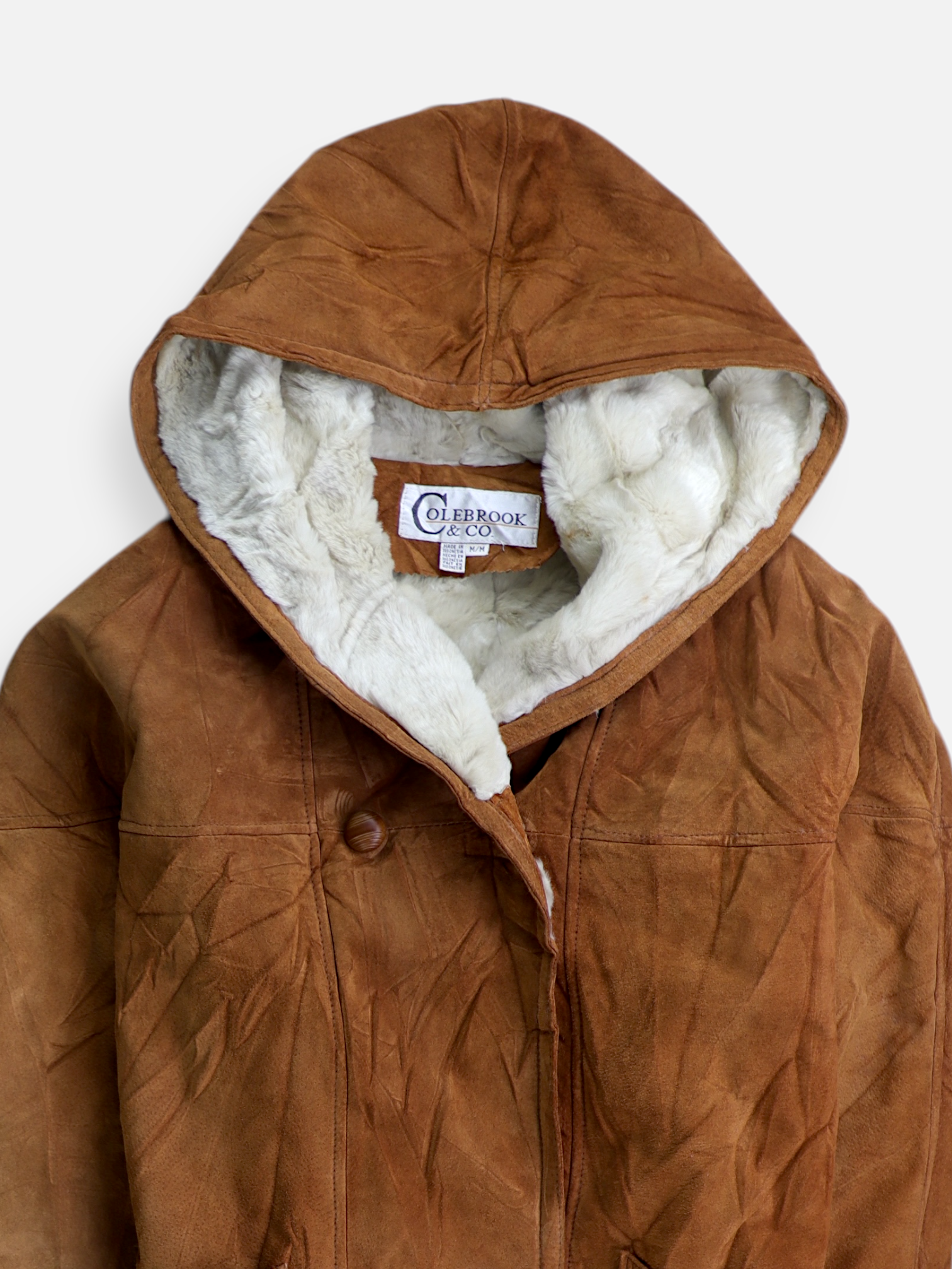 Abrigo Casual Suede - Hombre - Medium