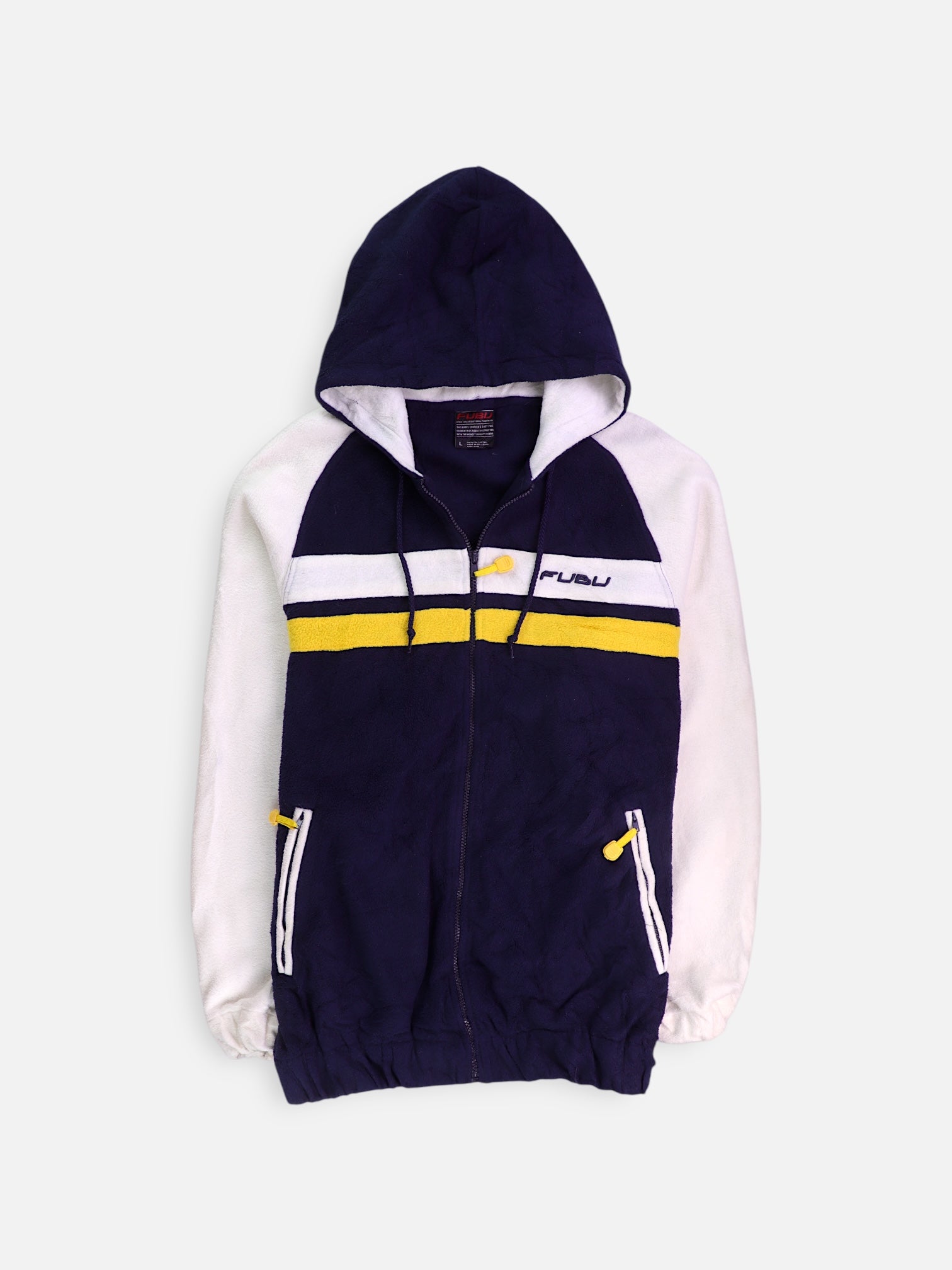 Sudadera Hoodie Color Block - Hombre - Large