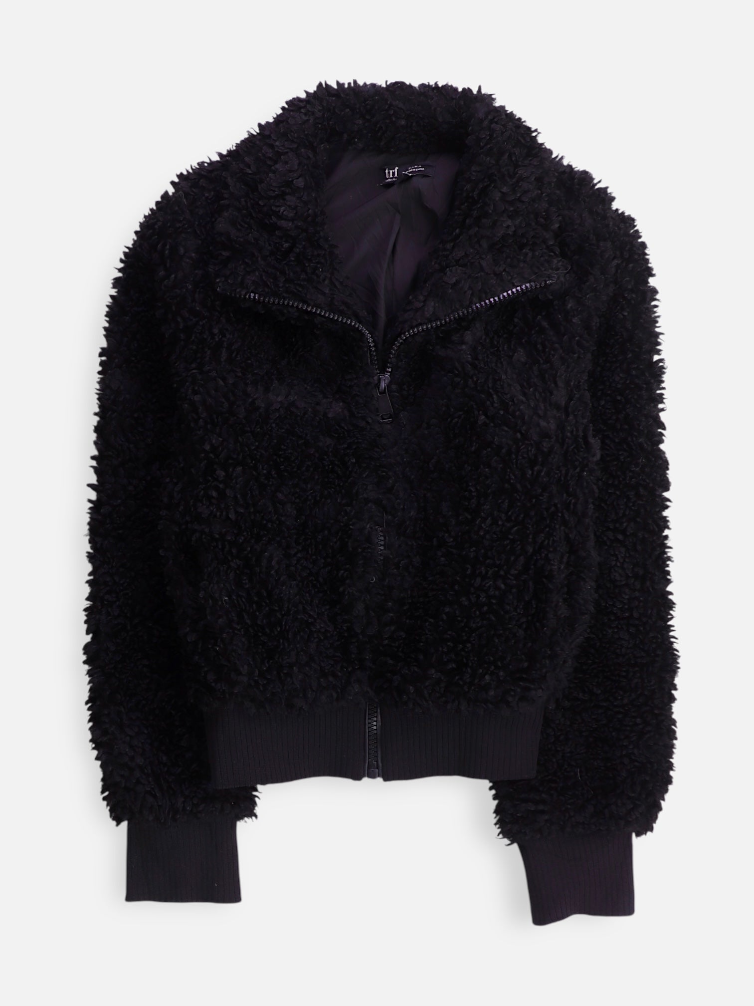 ZARA Chaqueta Casual Teddy - Mujer - Medium
