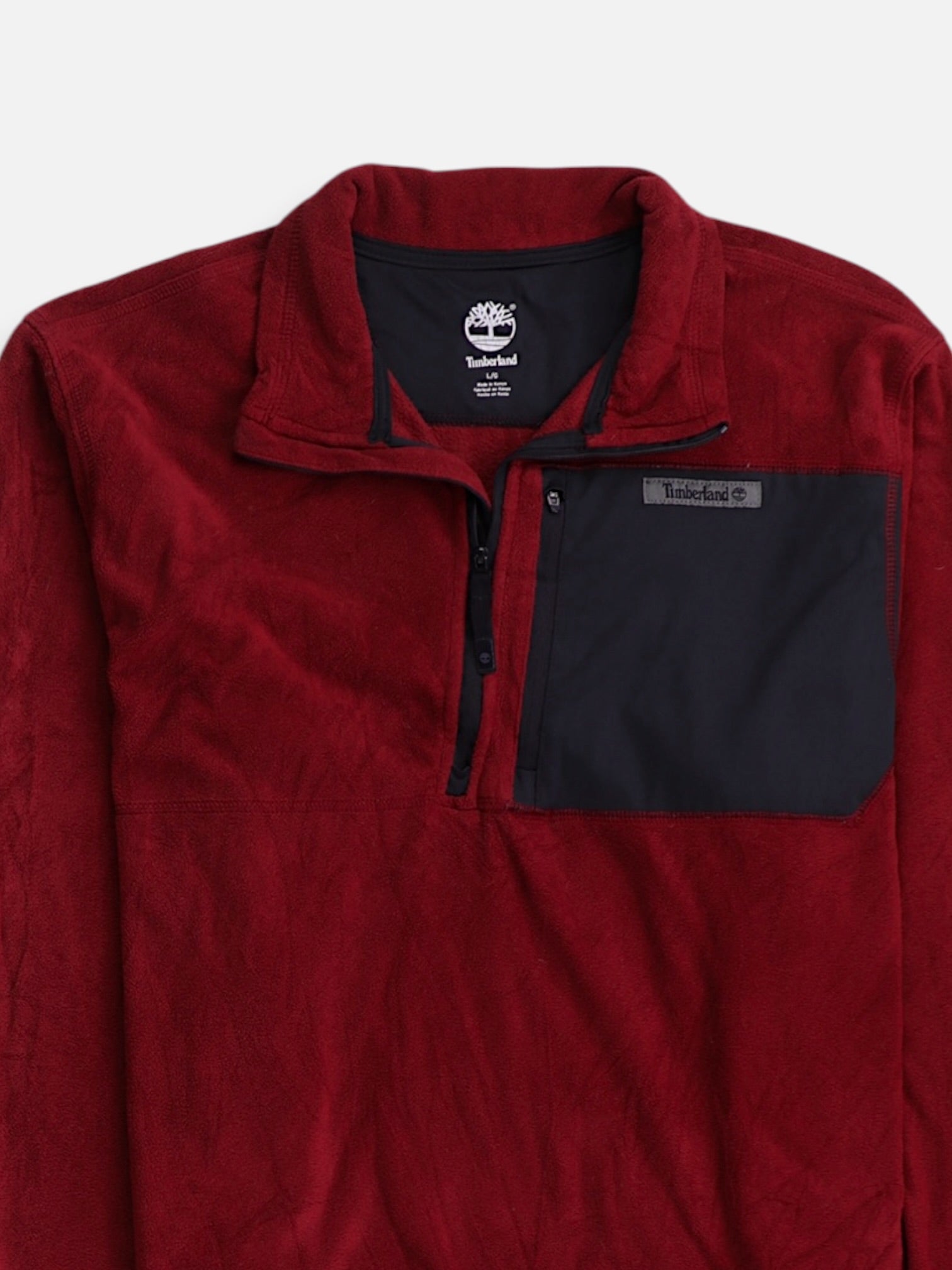 Timberland Sueter Fleece Color Block - Hombre - Large