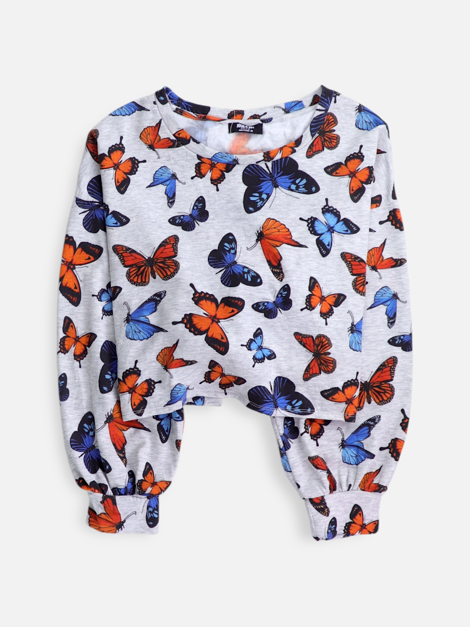 Sudadera Sweatshirt Crop Top - Mujer - N/A