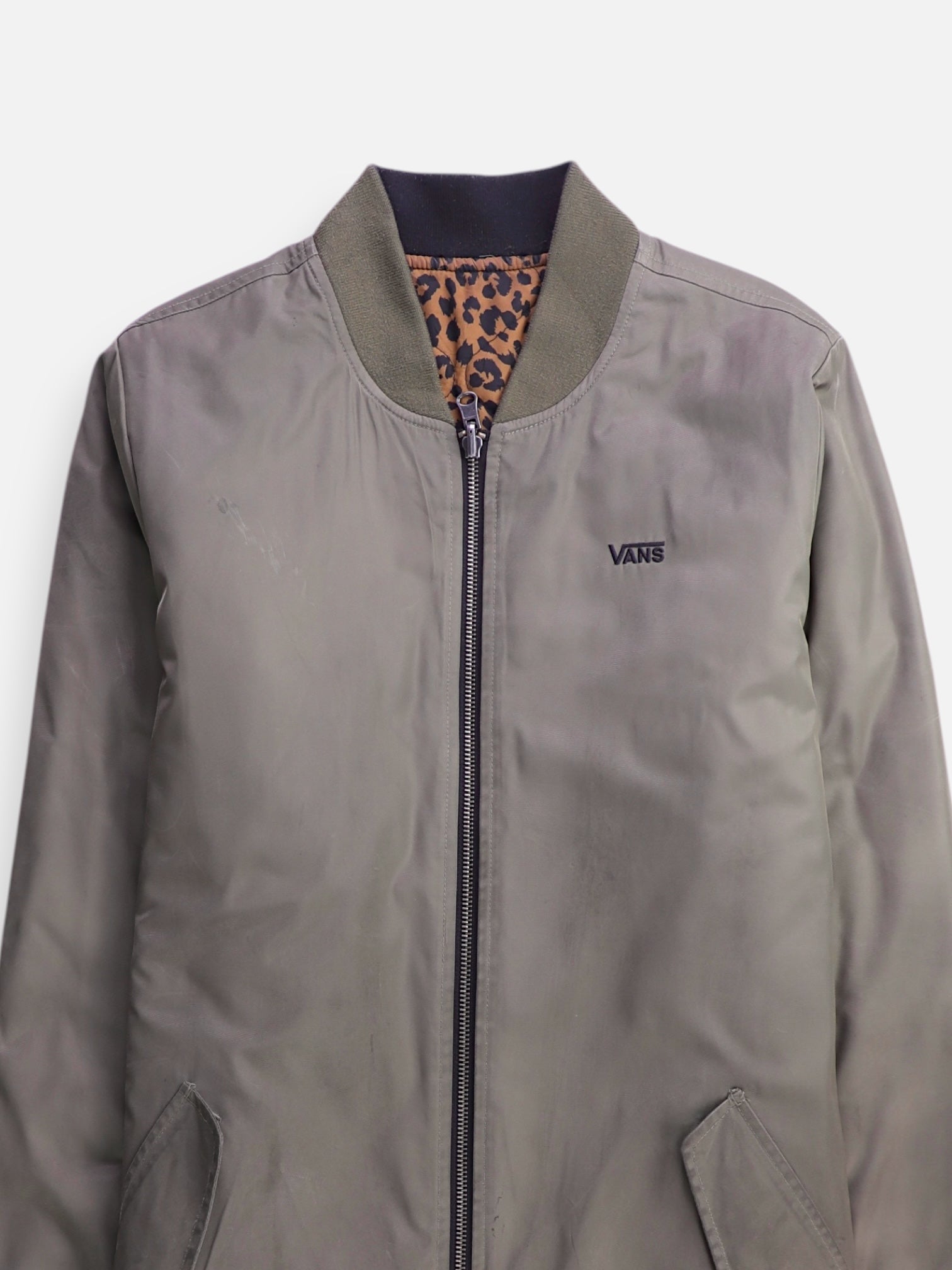 Vans Chaqueta Bomber Reversible - Mujer - Large