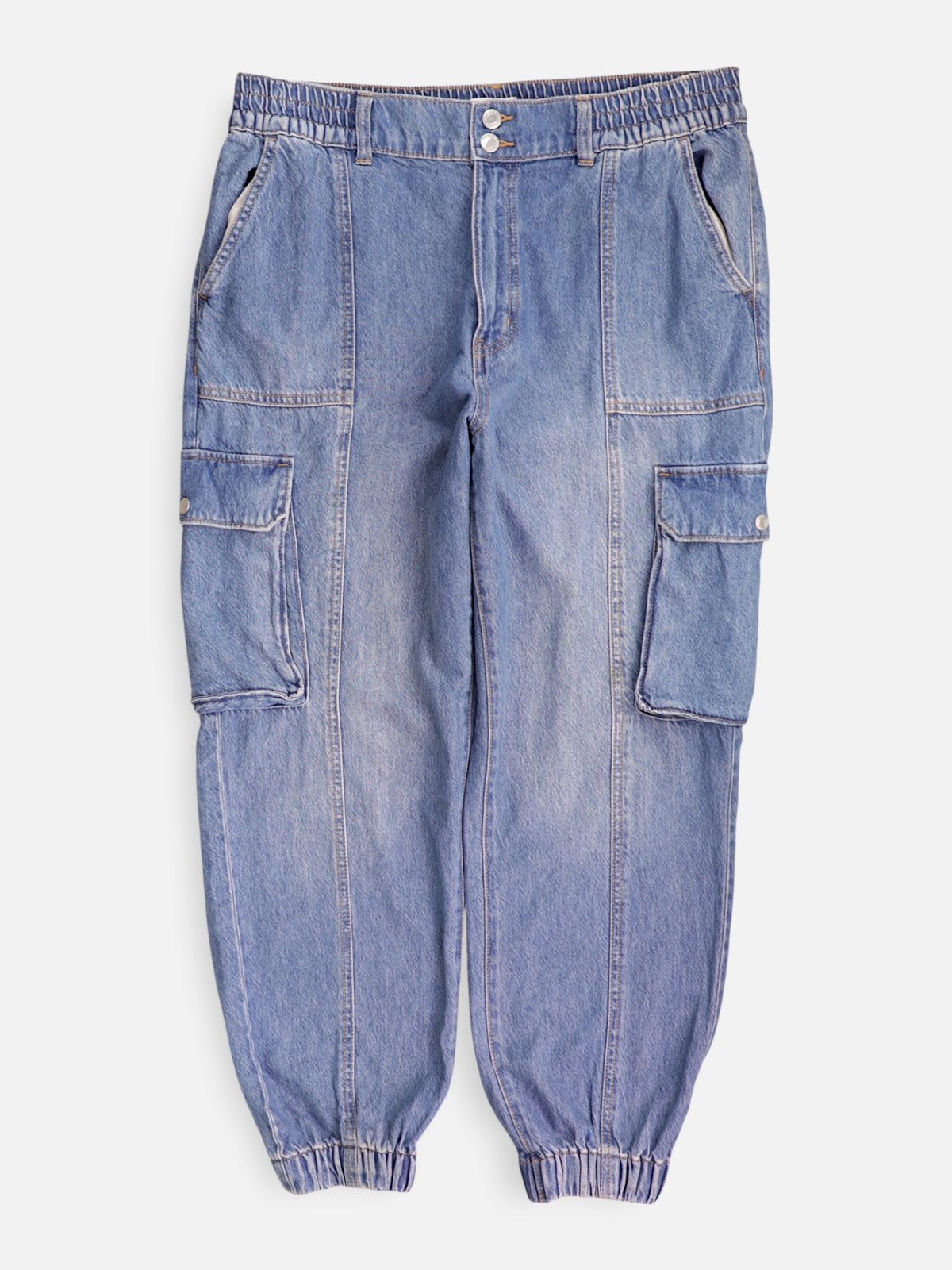 Jean Regular Fit Cargo - Mujer - XL