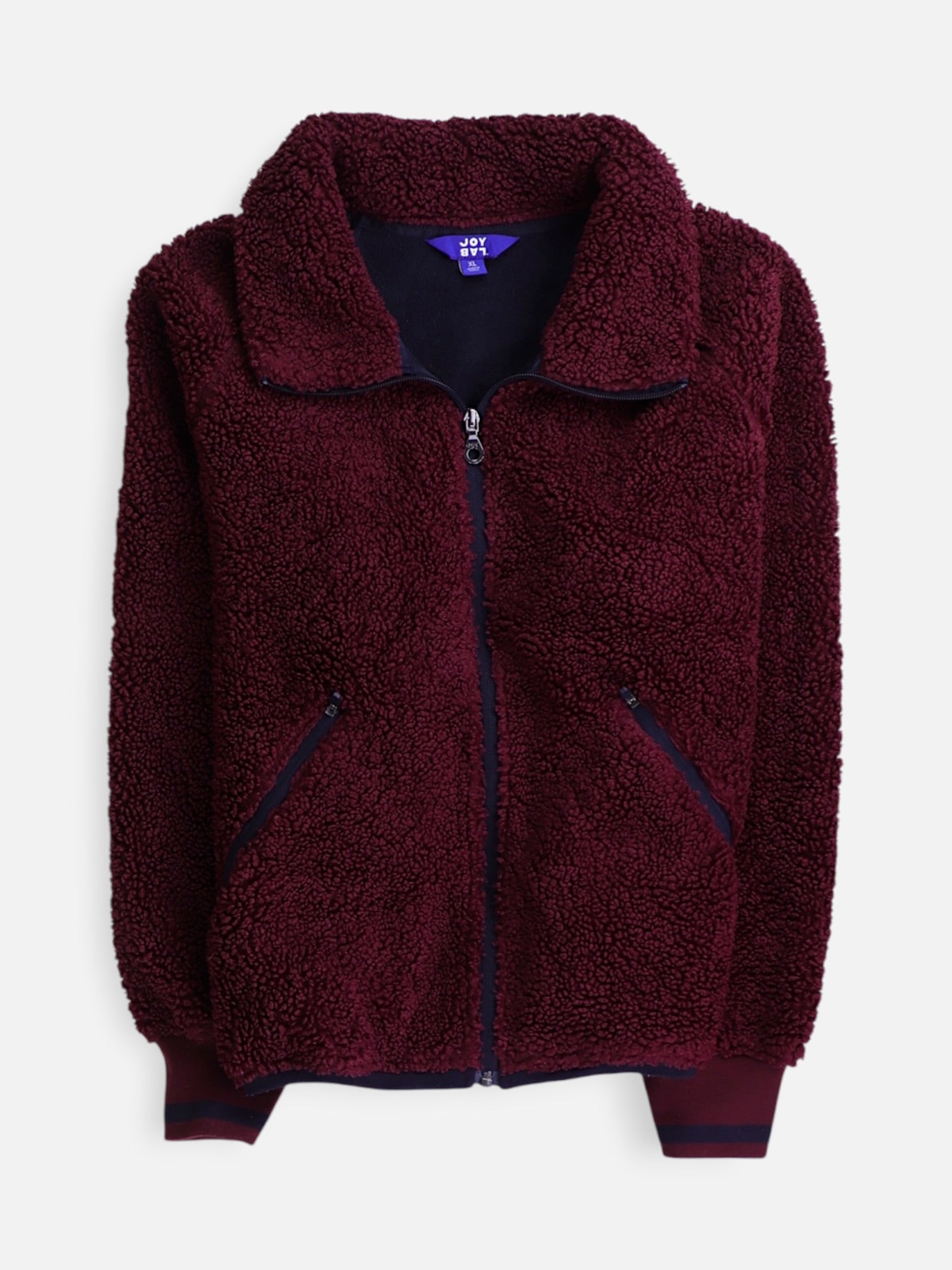 JOY LAB Sudadera Fleece Teddy - Mujer - XL