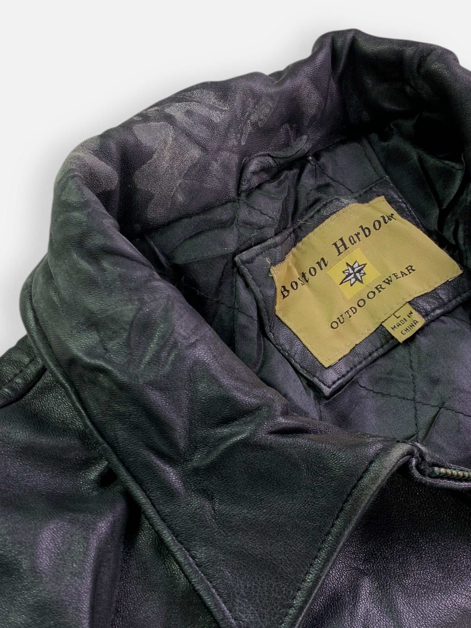 Chaqueta Casual Cuero - Hombre - Large