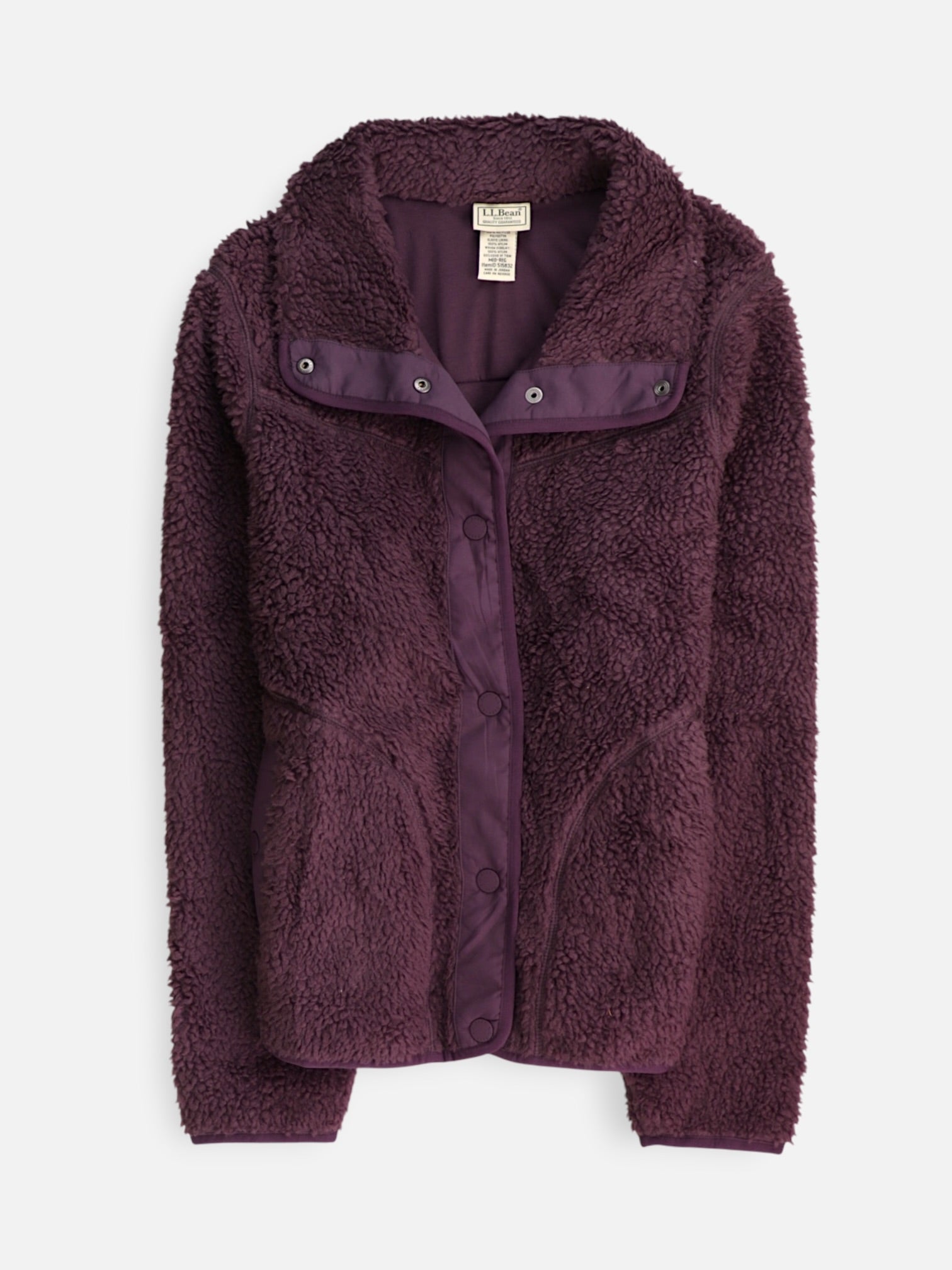 LL BEAN Sueter Fleece Teddy - Mujer - Medium