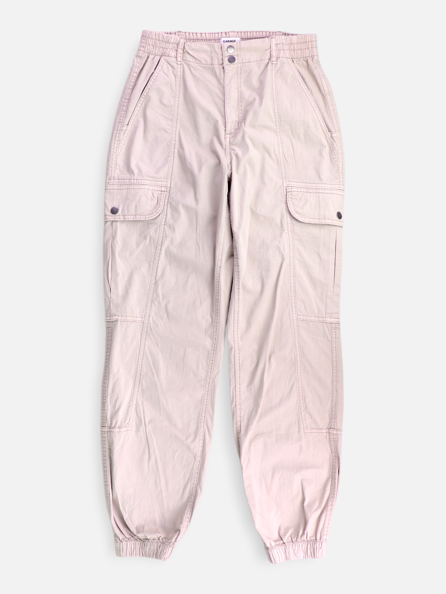 GARAGE Pantalon Regular Fit Cargo - Mujer - Small