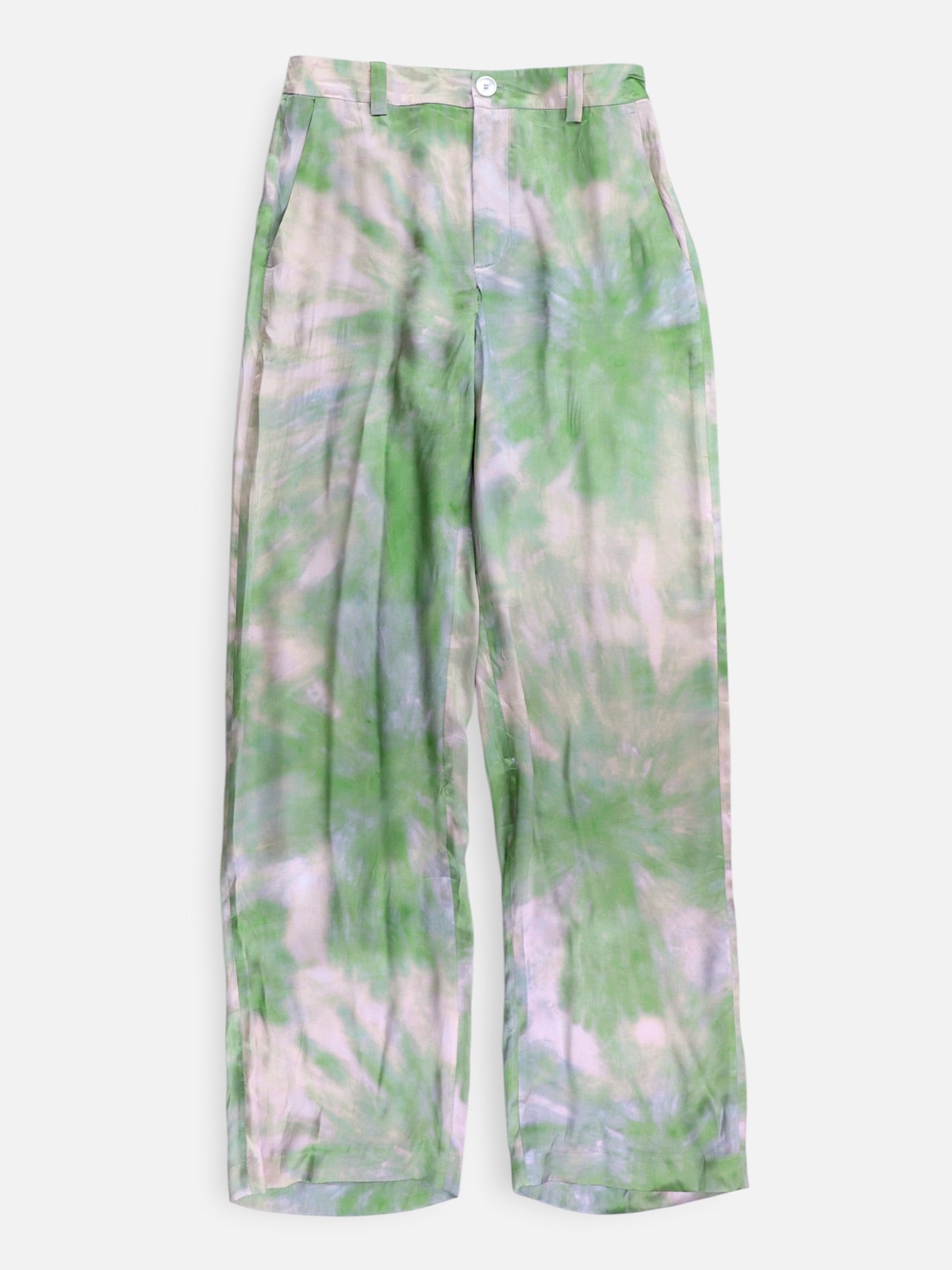 ZARA Pantalon Regular Fit Tie-Dye - Mujer - Small
