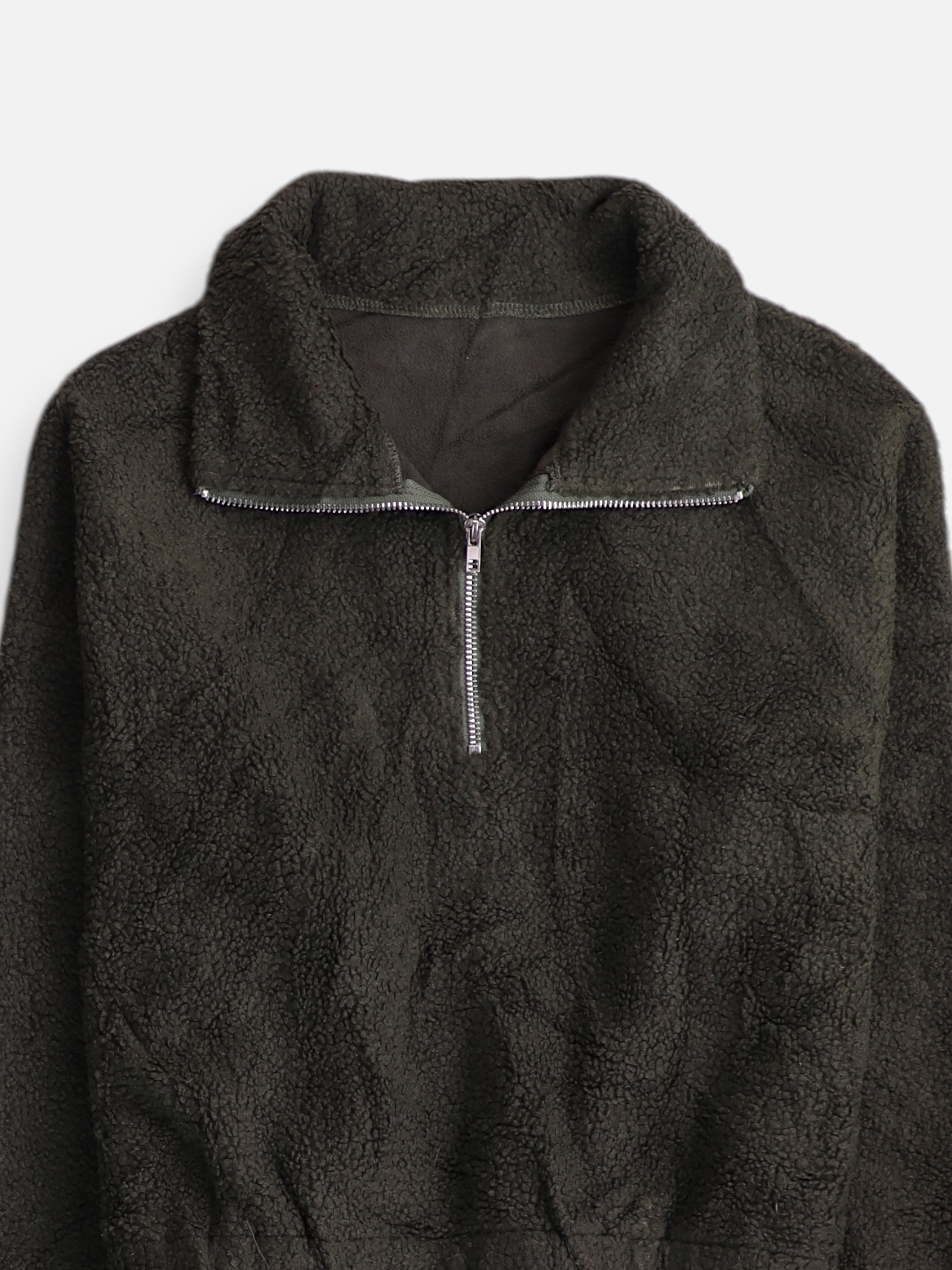 Zaful Sueter Fleece Casual - Mujer - Medium