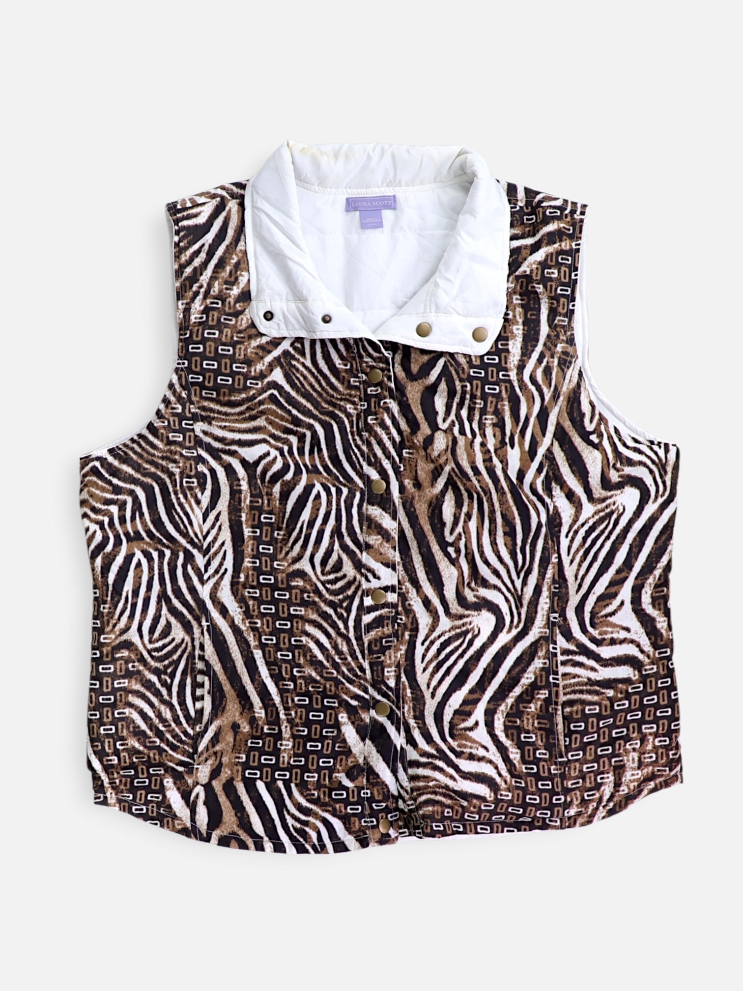 KAREN SCOTT Chaleco Casual - Mujer - XL