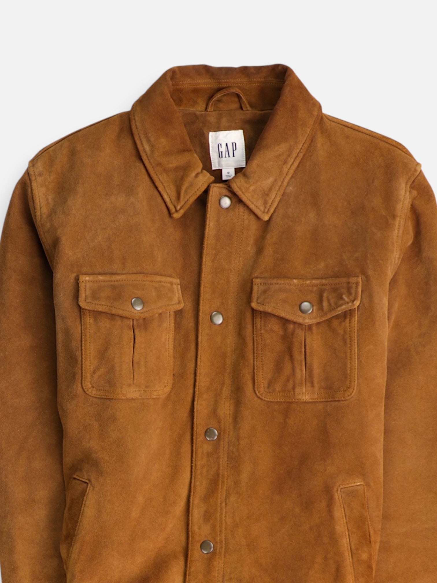 GAP Chaqueta Casual Suede - Hombre - Medium