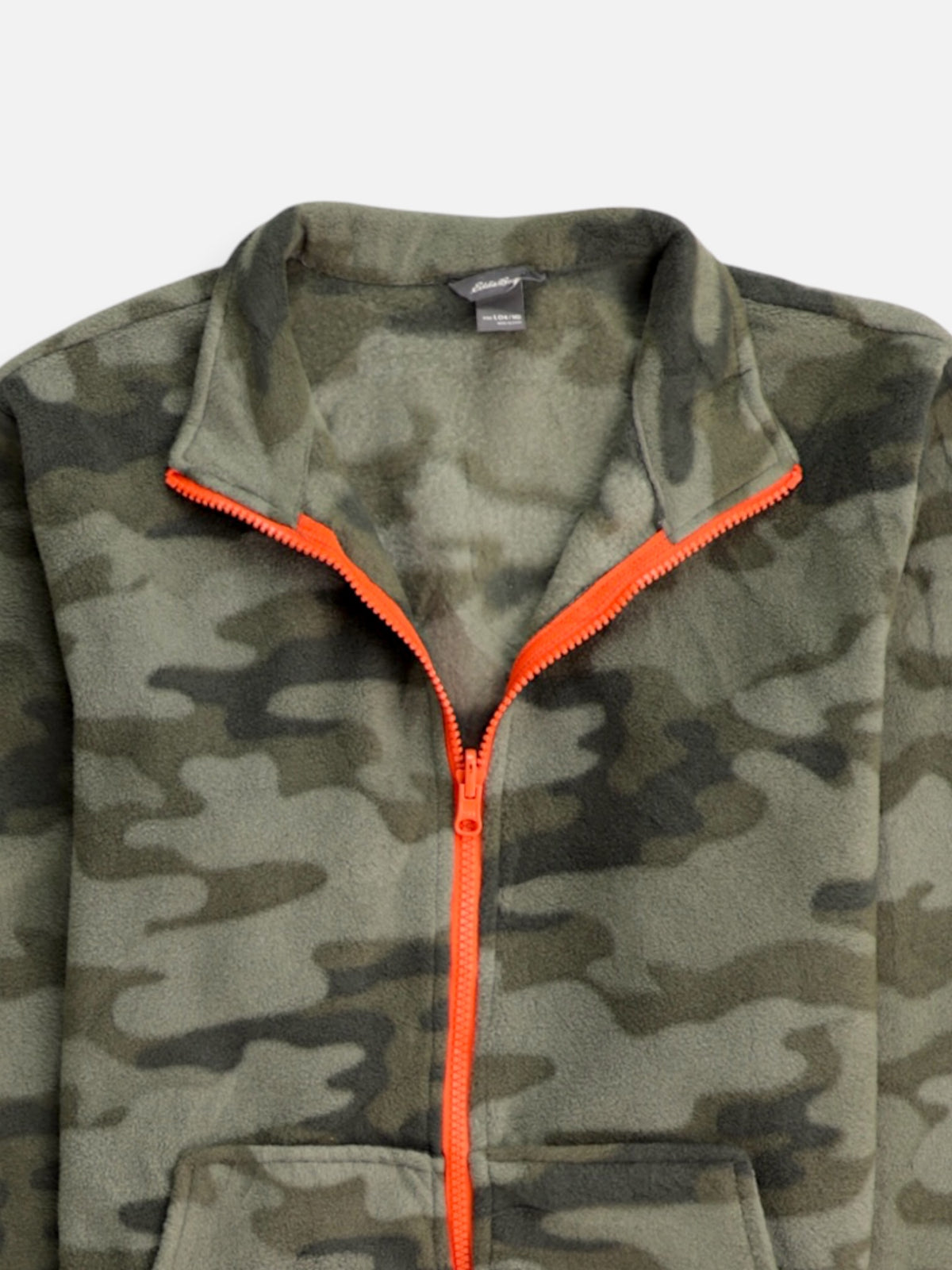 Eddie Bauer Sueter Fleece Militar - Niño - Large - 14-16Y (Años)