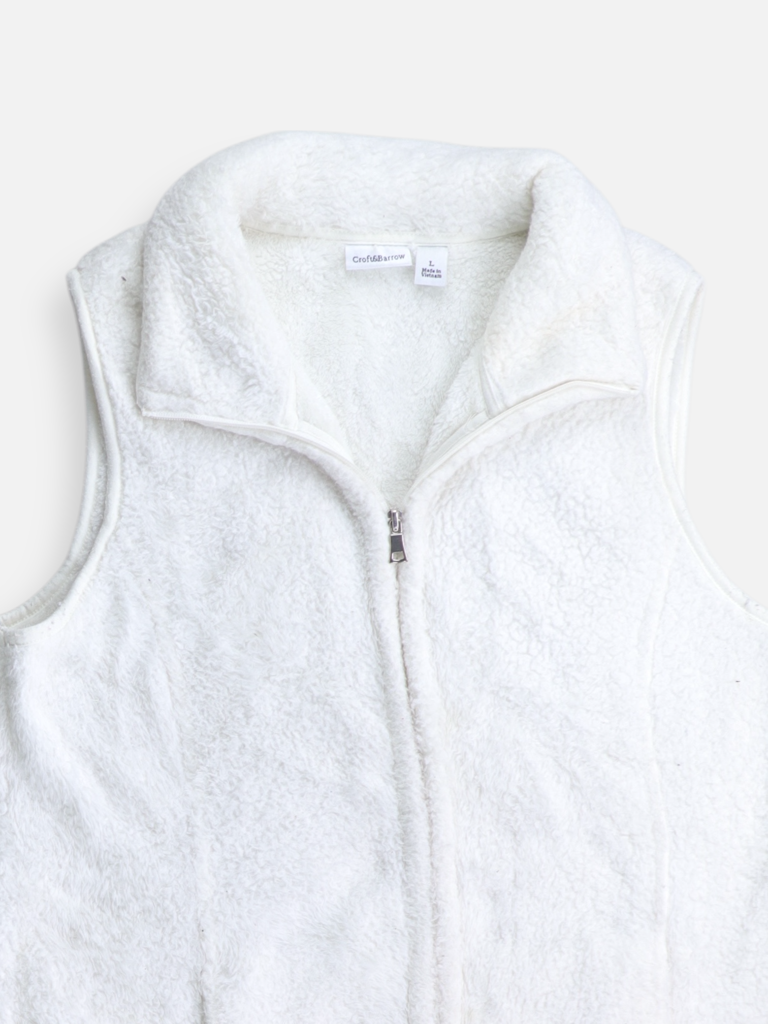 Croft & Barrow Chaleco Teddy - Mujer - Large
