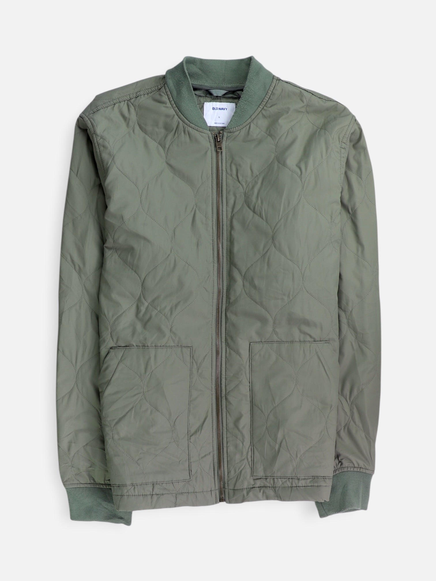 Old Navy Chaqueta Bomber Impermeable - Hombre - Large