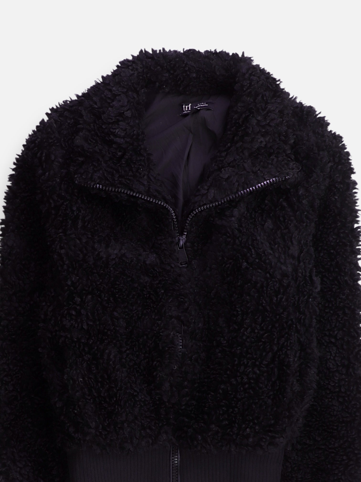ZARA Chaqueta Casual Teddy - Mujer - Medium