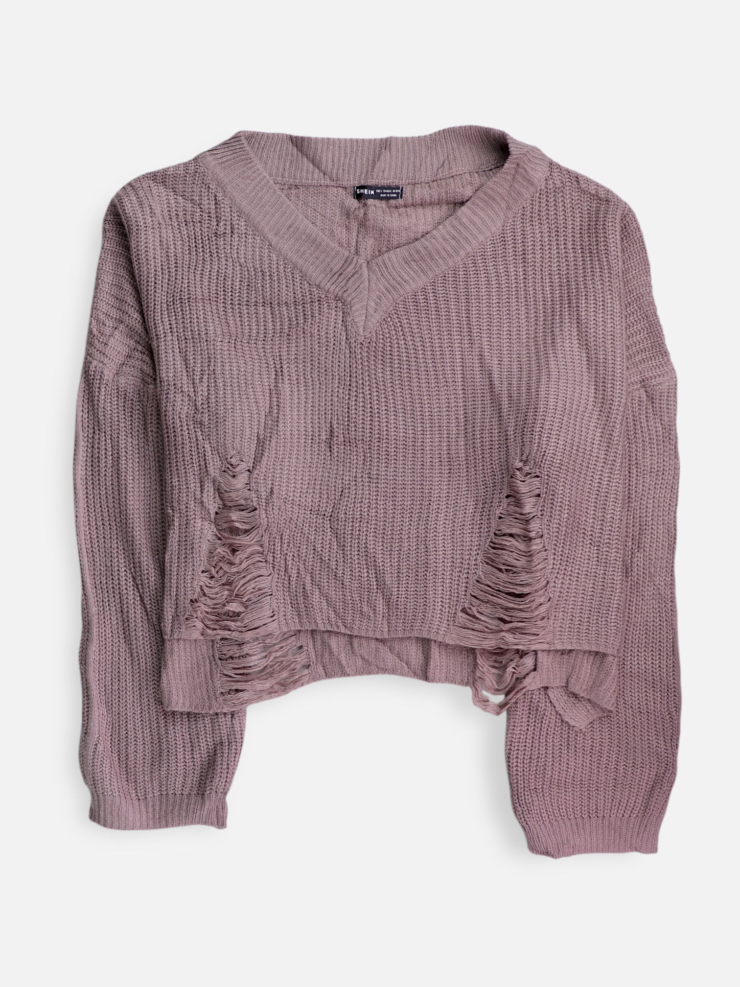 SHEIN Sueter Knit Casual - Mujer - Large