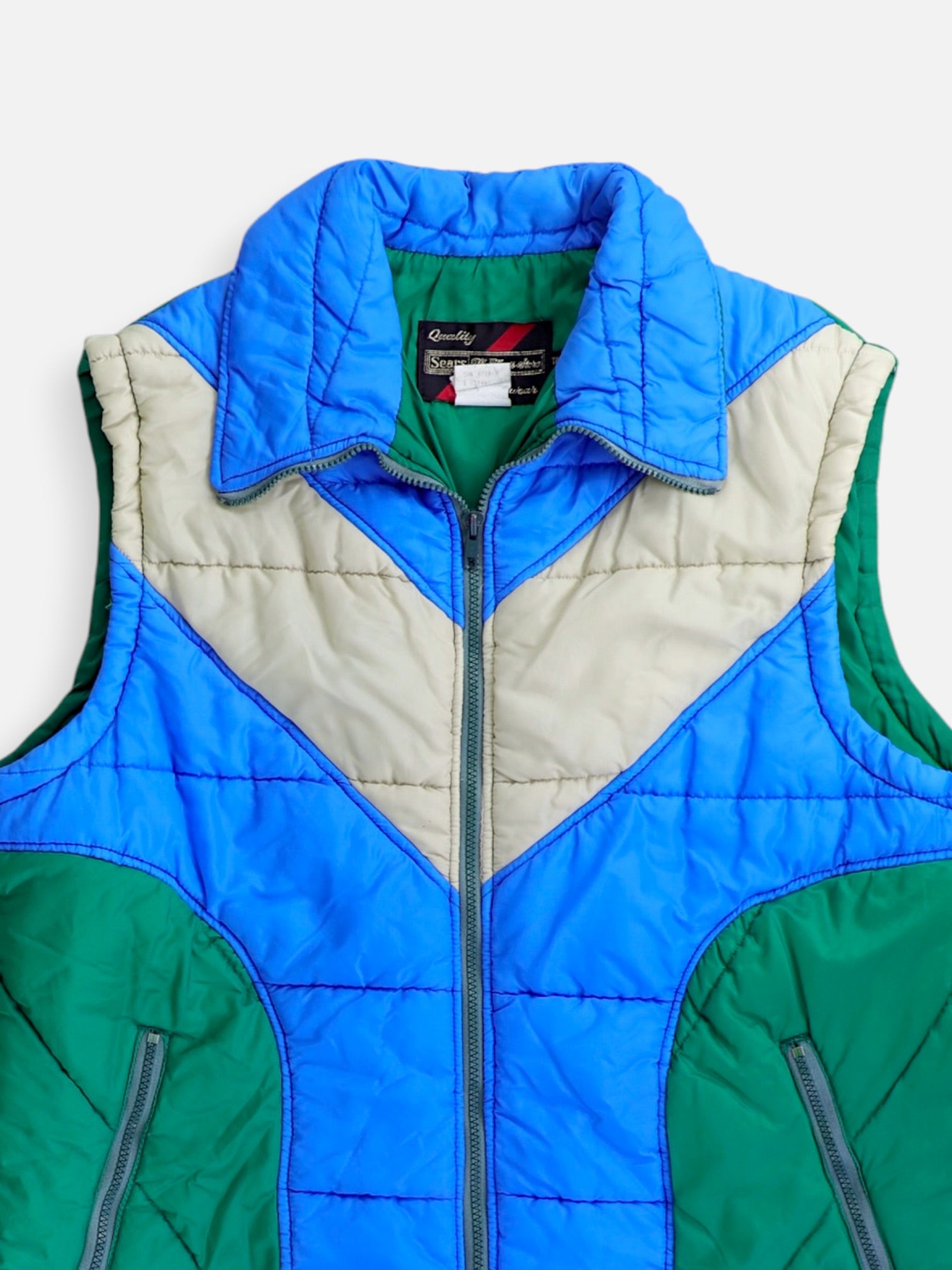 Chaleco Color Block - Hombre - XL