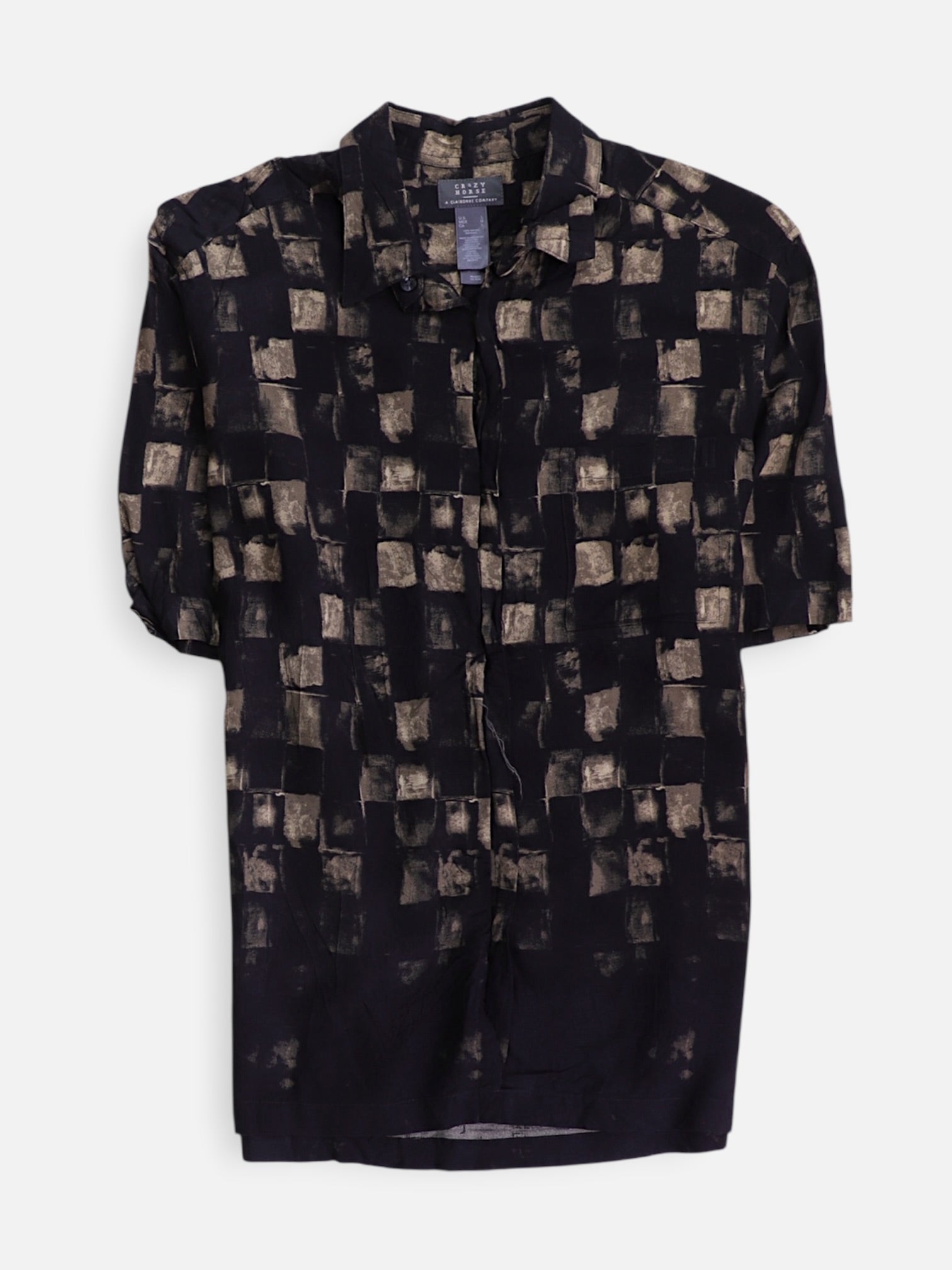 Camisa Color Block - Hombre - Large