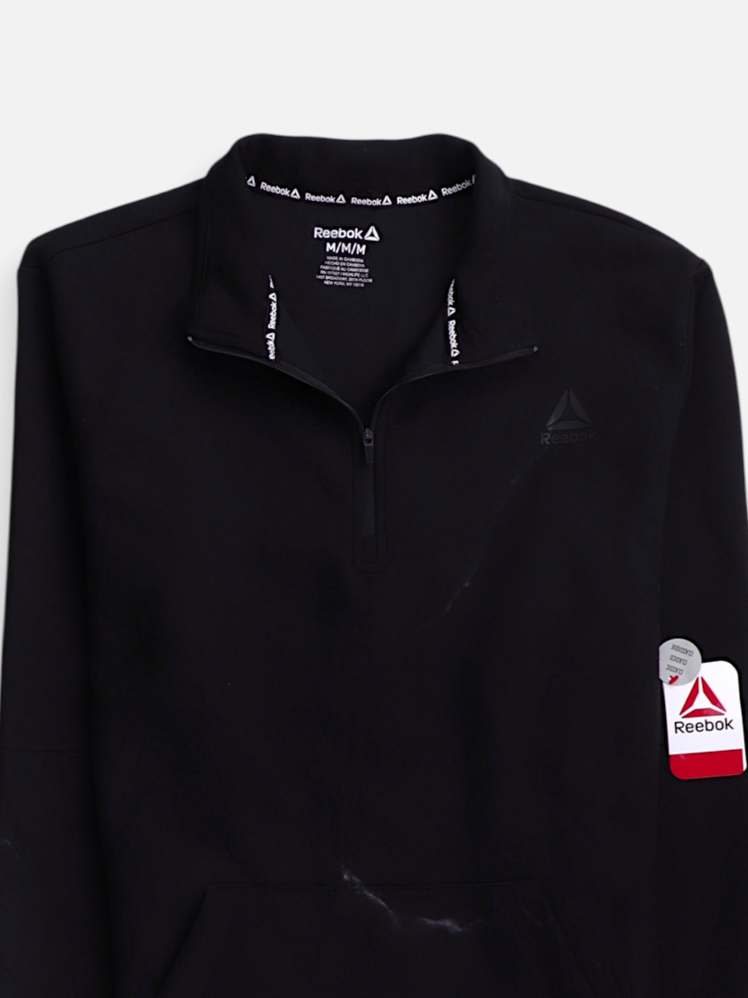 Reebok Sudadera Fleece Basic - Hombre - Medium