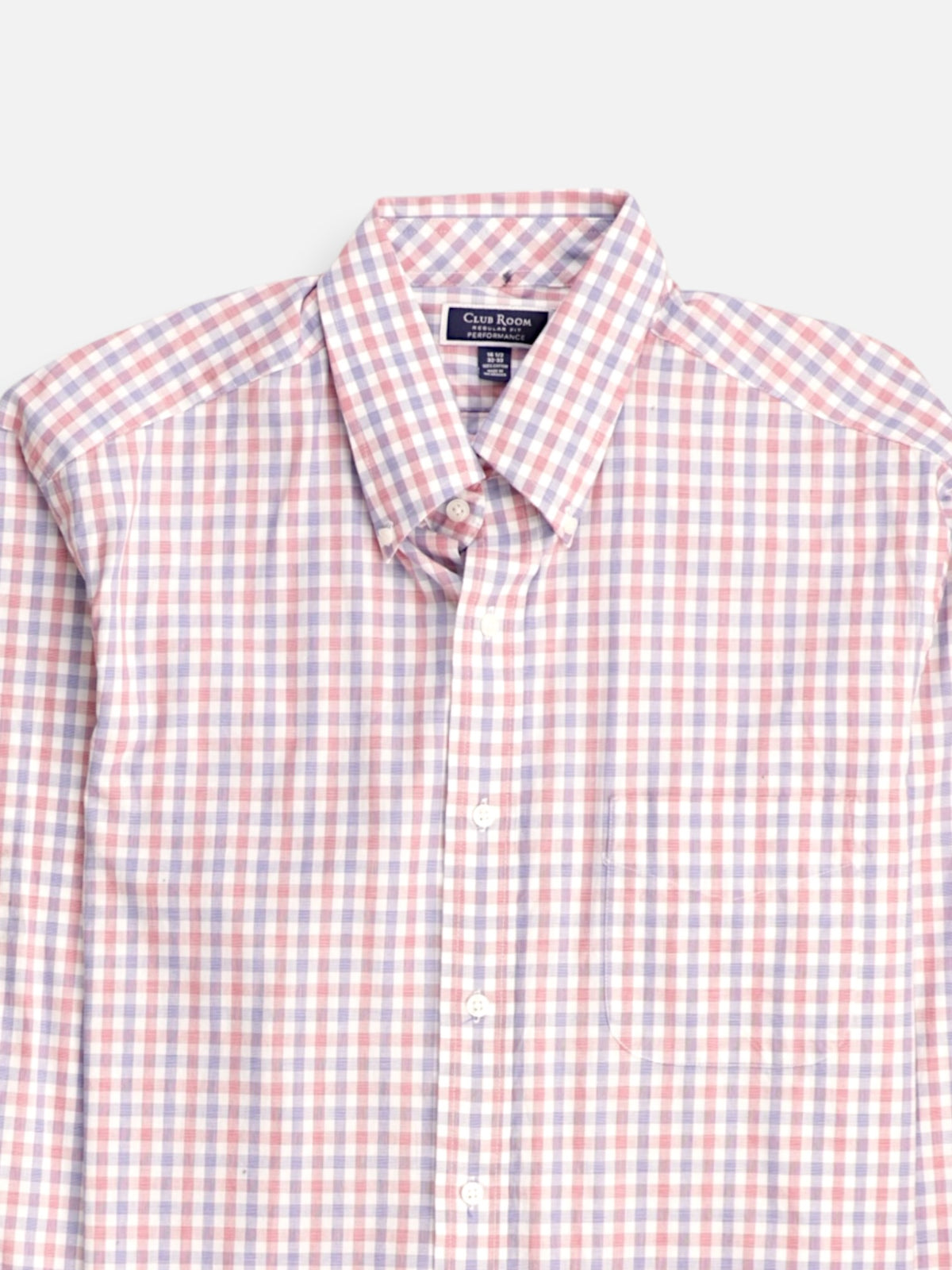 CLUB ROOM Camisa Color Block - Hombre - 16