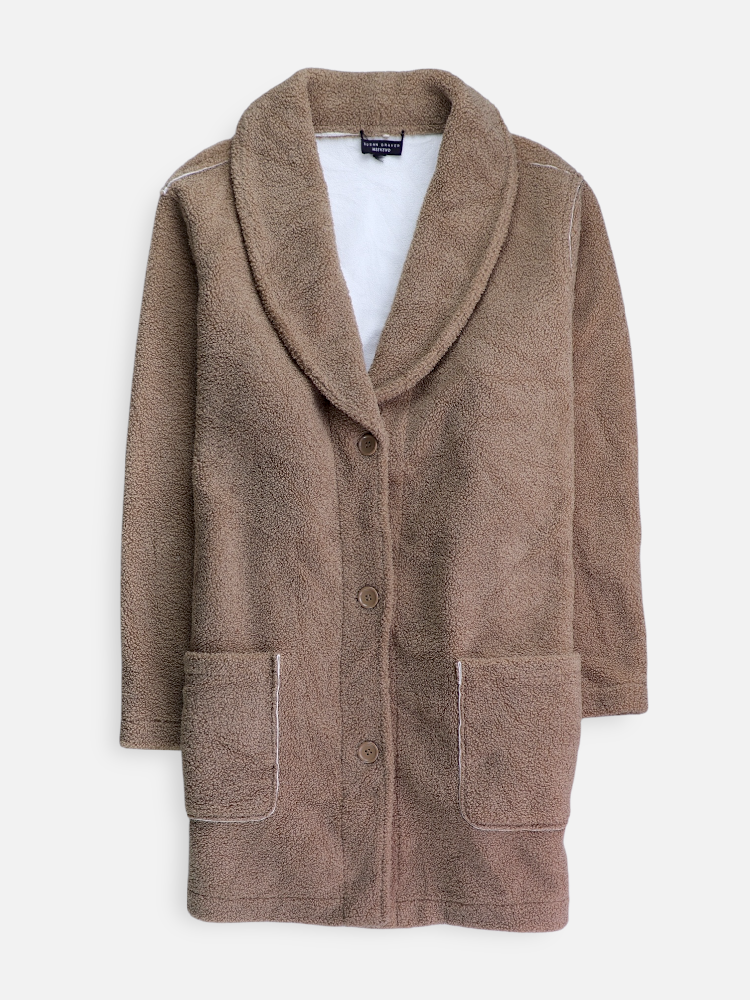 Abrigo Casual Teddy - Mujer - N/A