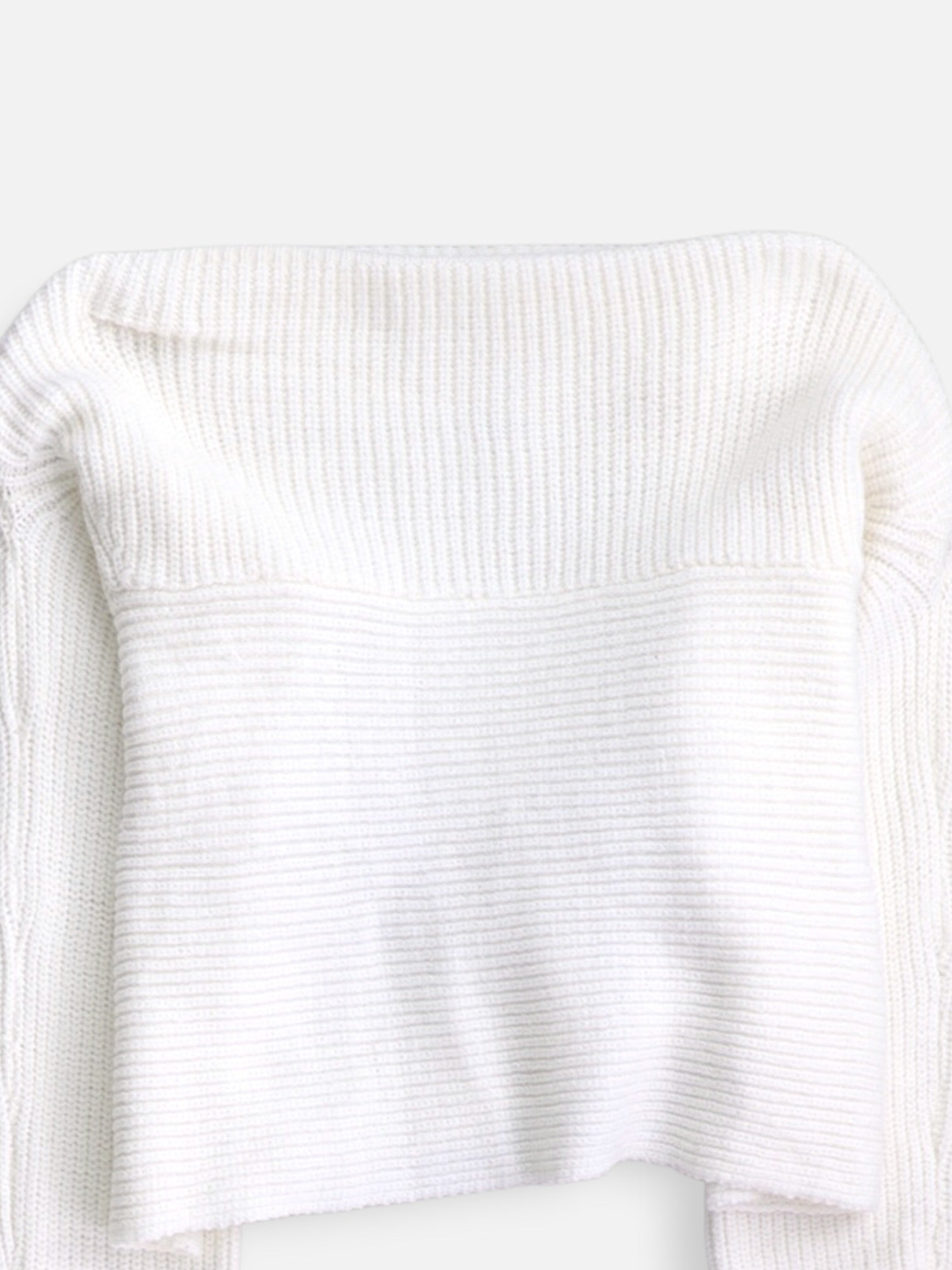 Sueter Knit Crop Top - Mujer - Medium