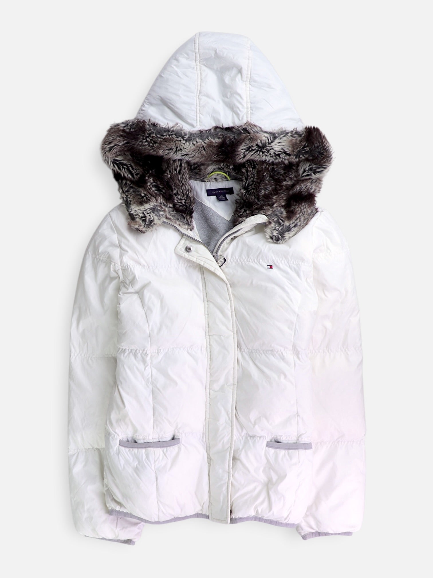 Tommy Hilfiger Chaqueta Puffer Impermeable - Niña - Large - 12-14Y (Años)