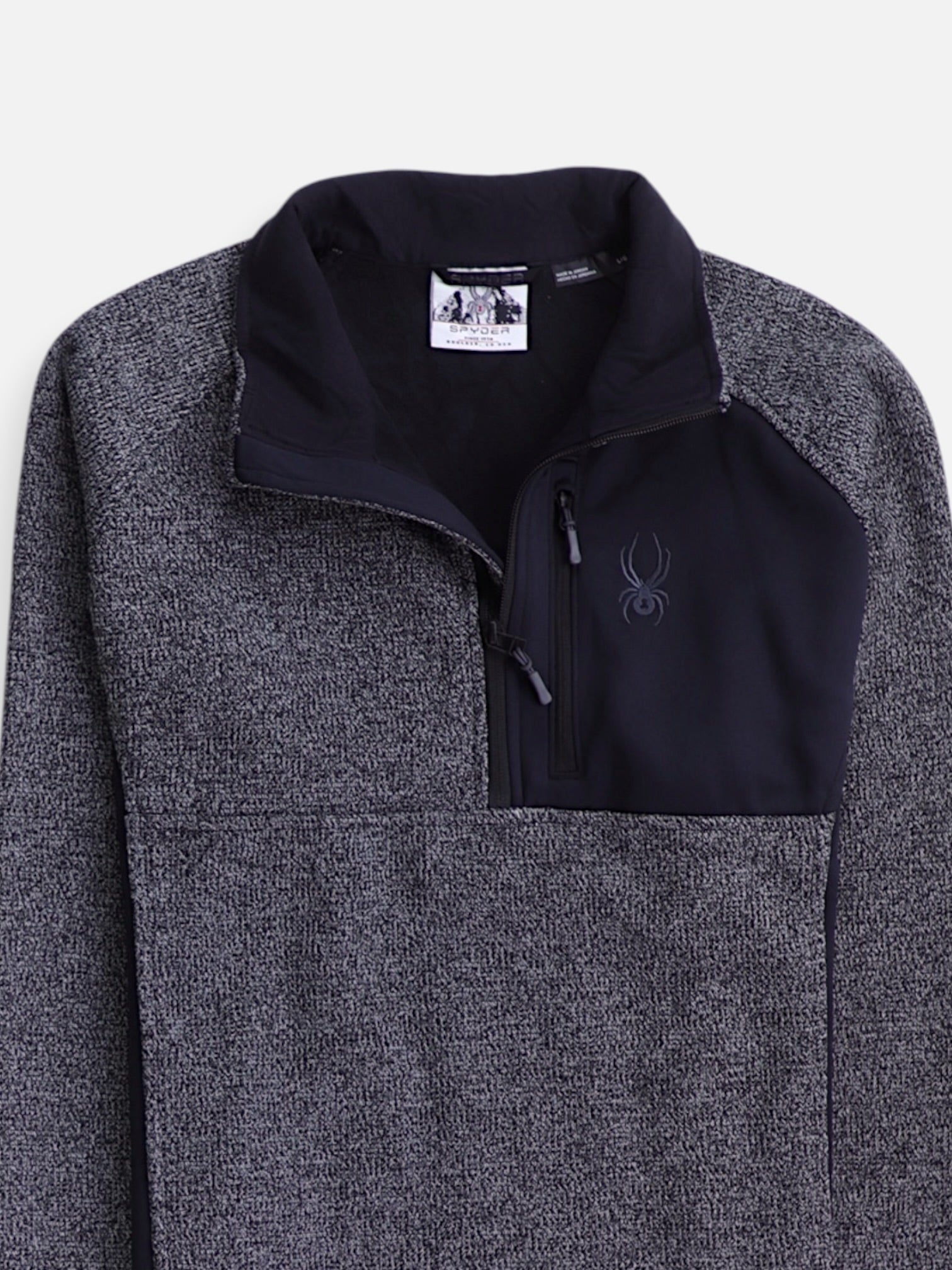 SPYDER Sudadera Fleece Deportivo - Hombre - Large