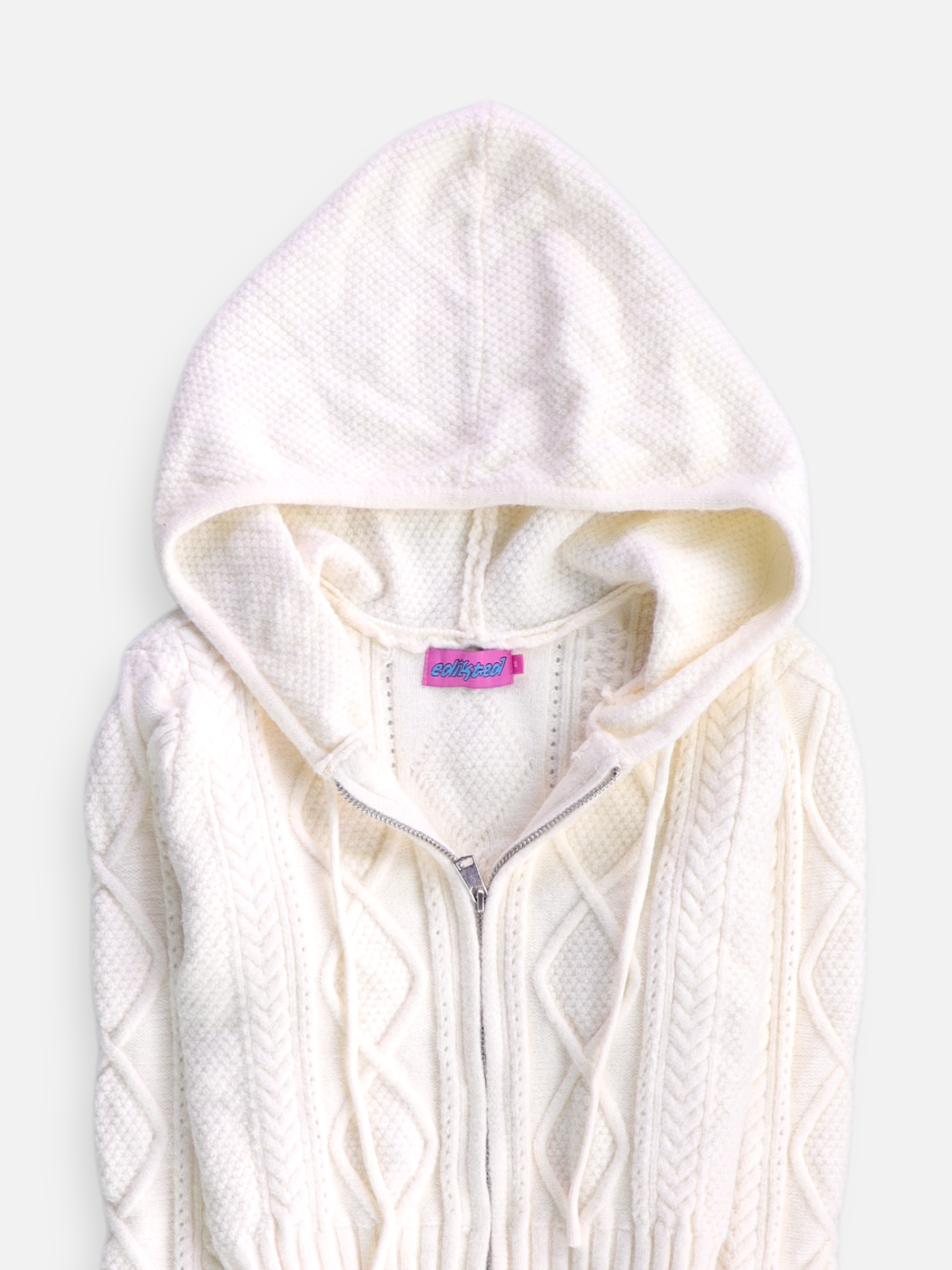 Sudadera Hoodie Crop Top - Mujer - Medium