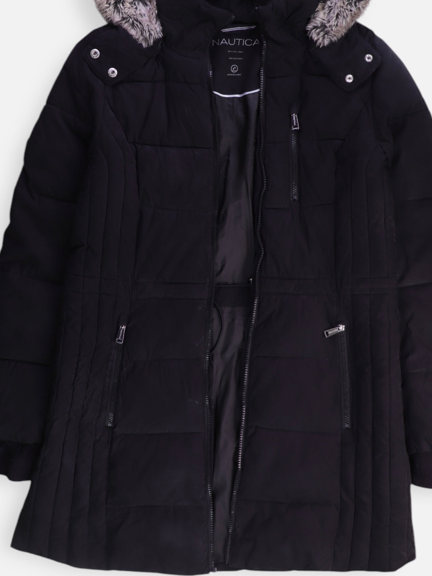 Nautica Chaqueta Puffer Largo - Mujer - Medium