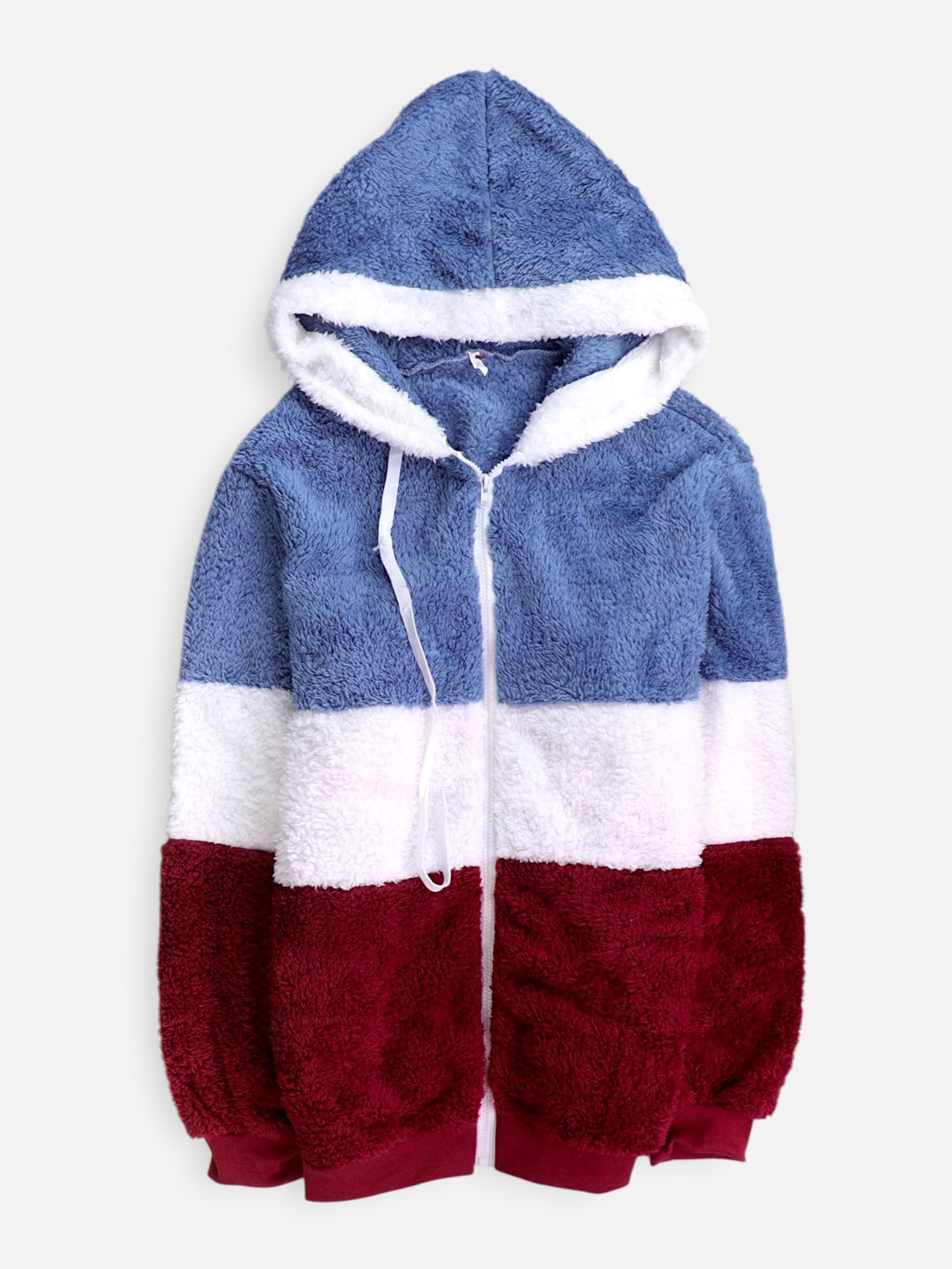 Sudadera Hoodie Color Block - Hombre - 3XL