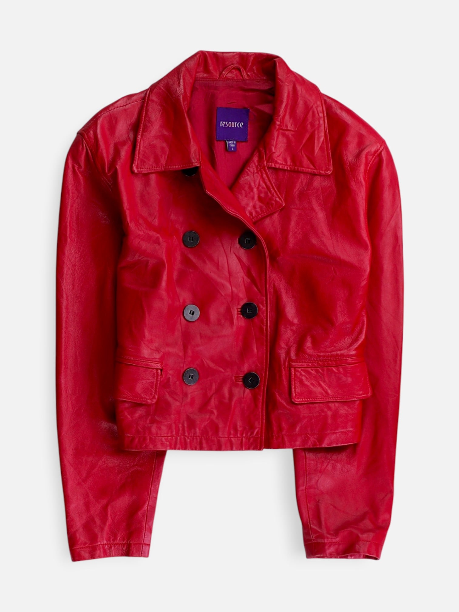 Chaqueta Casual Cuero - Mujer - Large