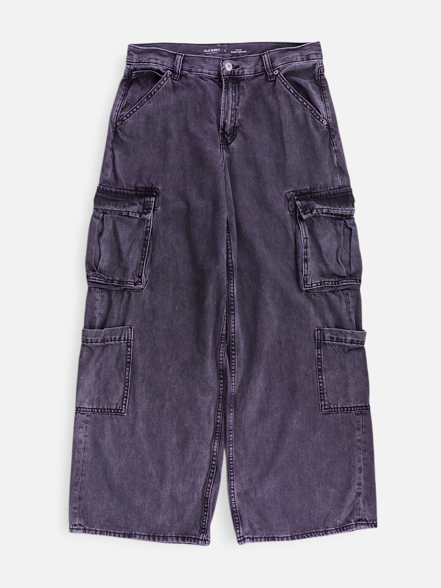 Old Navy Jean Regular Fit Cargo - Mujer - 4