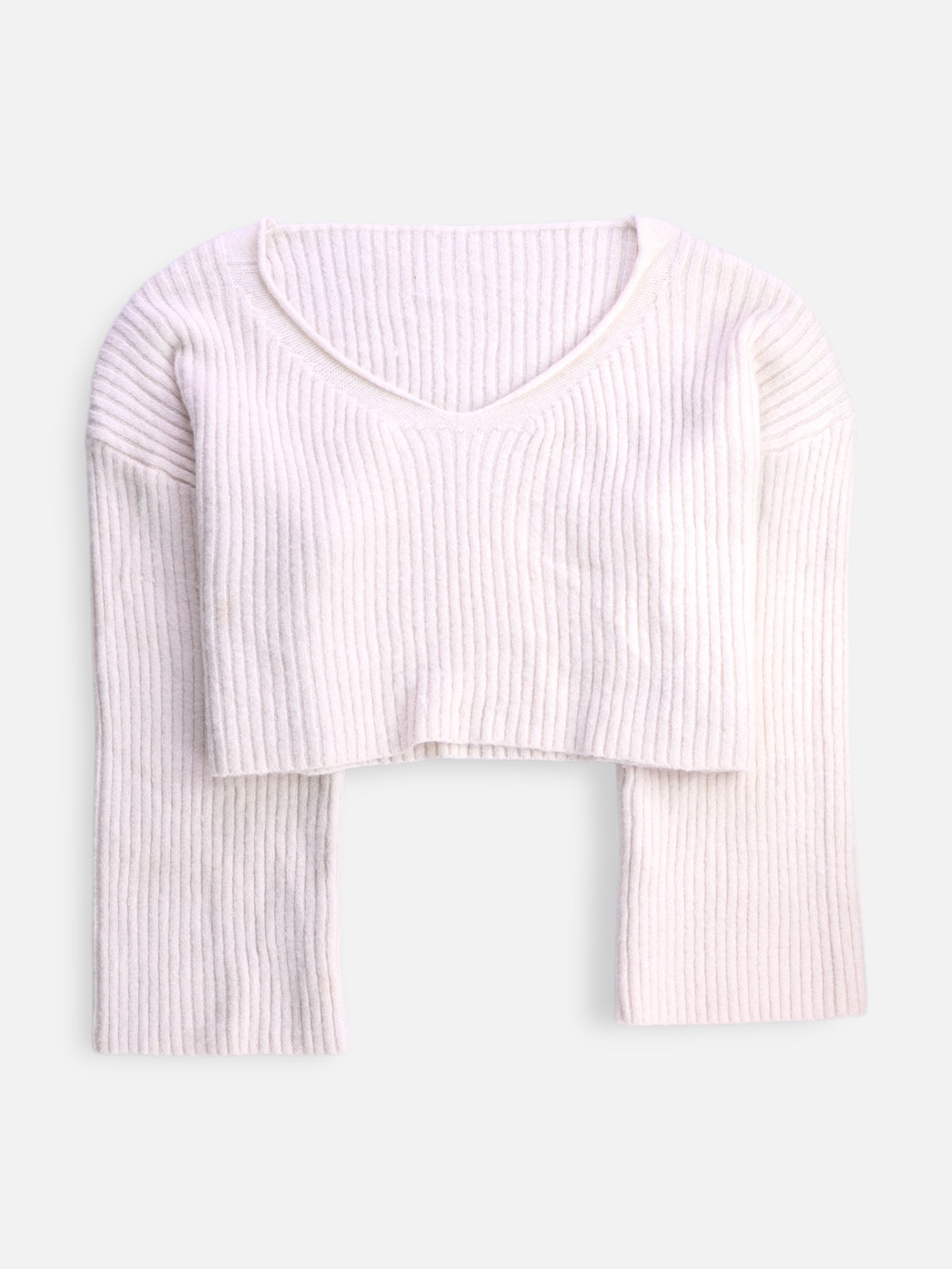 SHEIN Sueter Knit Crop Top - Mujer - XS
