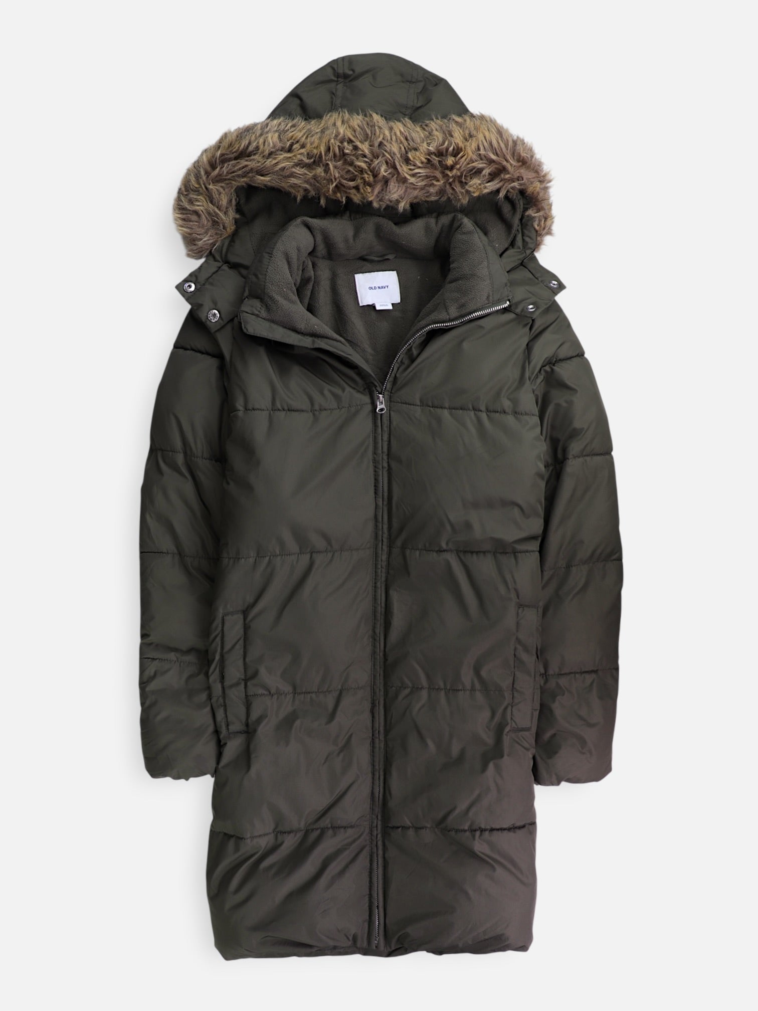 Old Navy Abrigo Impermeable Puffer - Mujer - Small