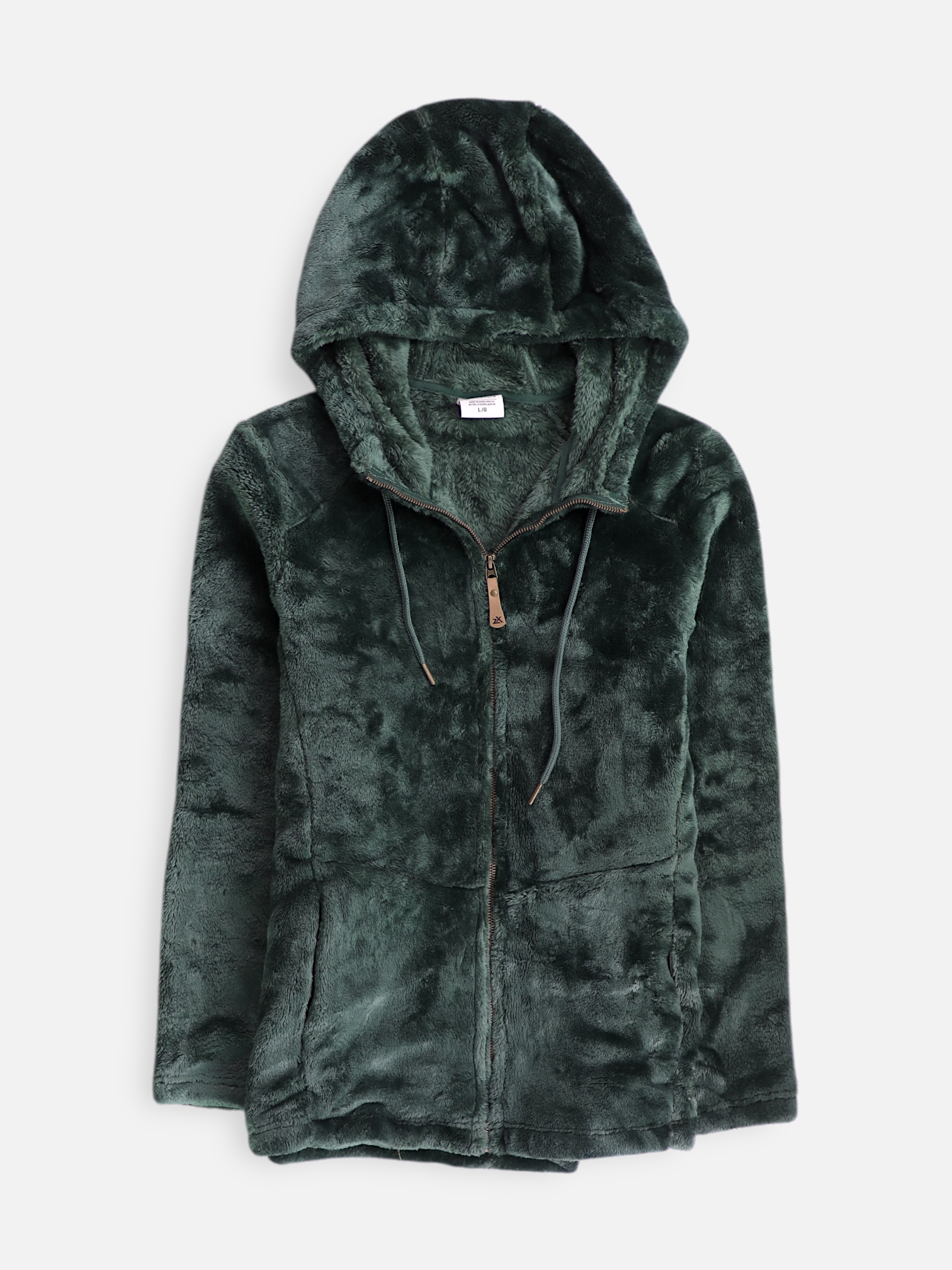 ZERO X POSUR Sudadera Hoodie Teddy - Mujer - Large