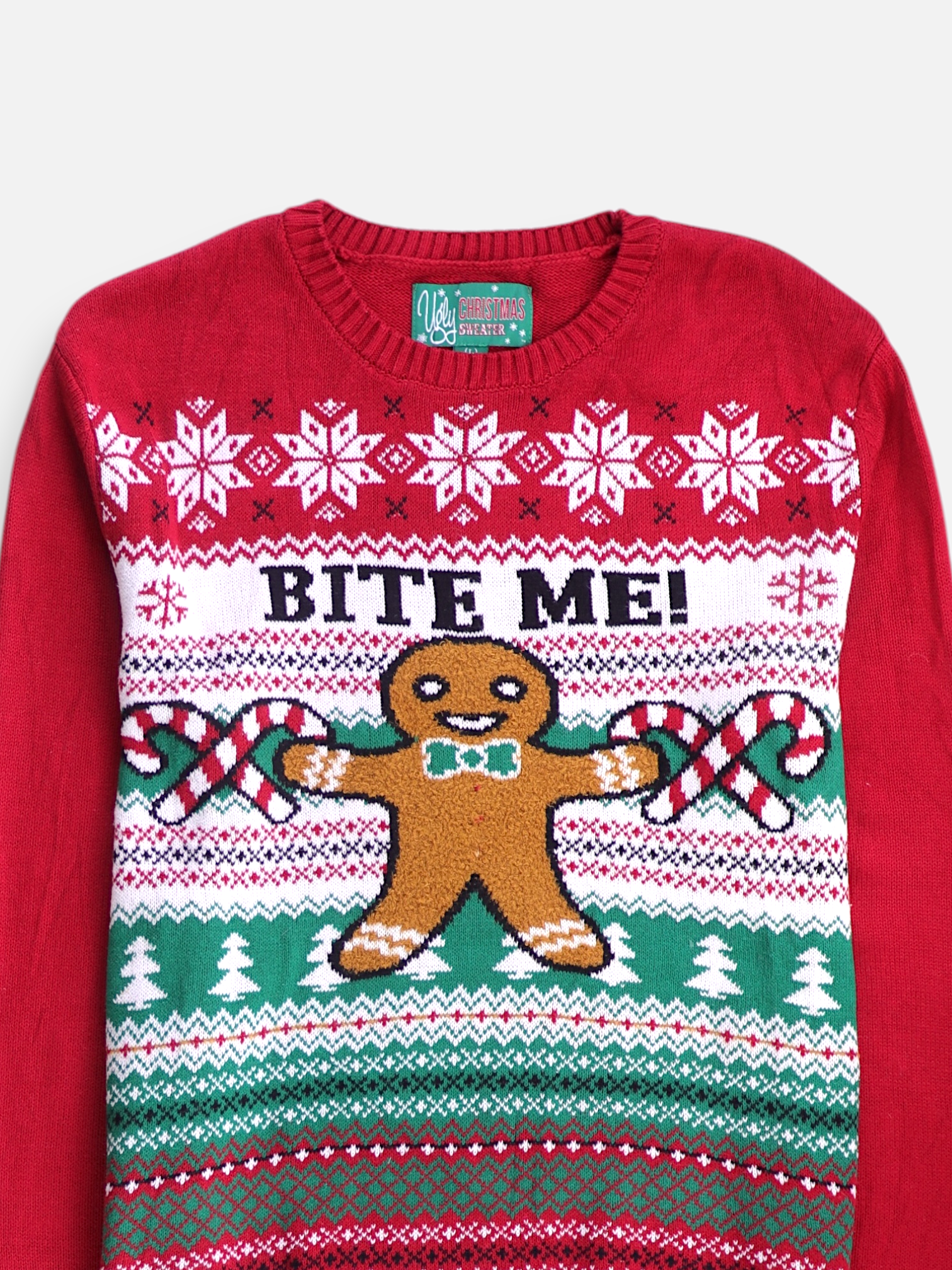 Sueter Knit Navideño - Hombre - Large