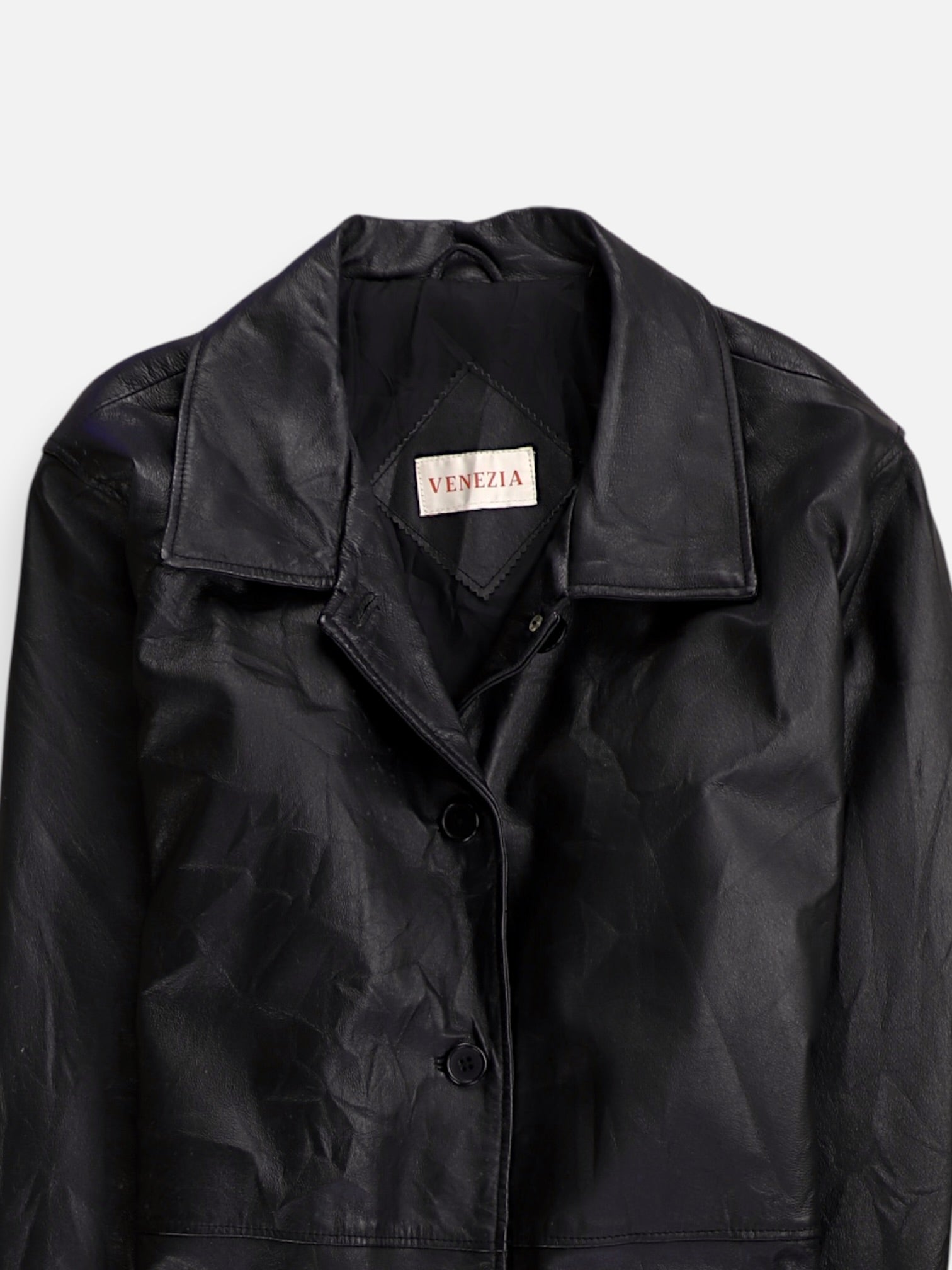 Chaqueta Cuero Basic - Mujer - XL