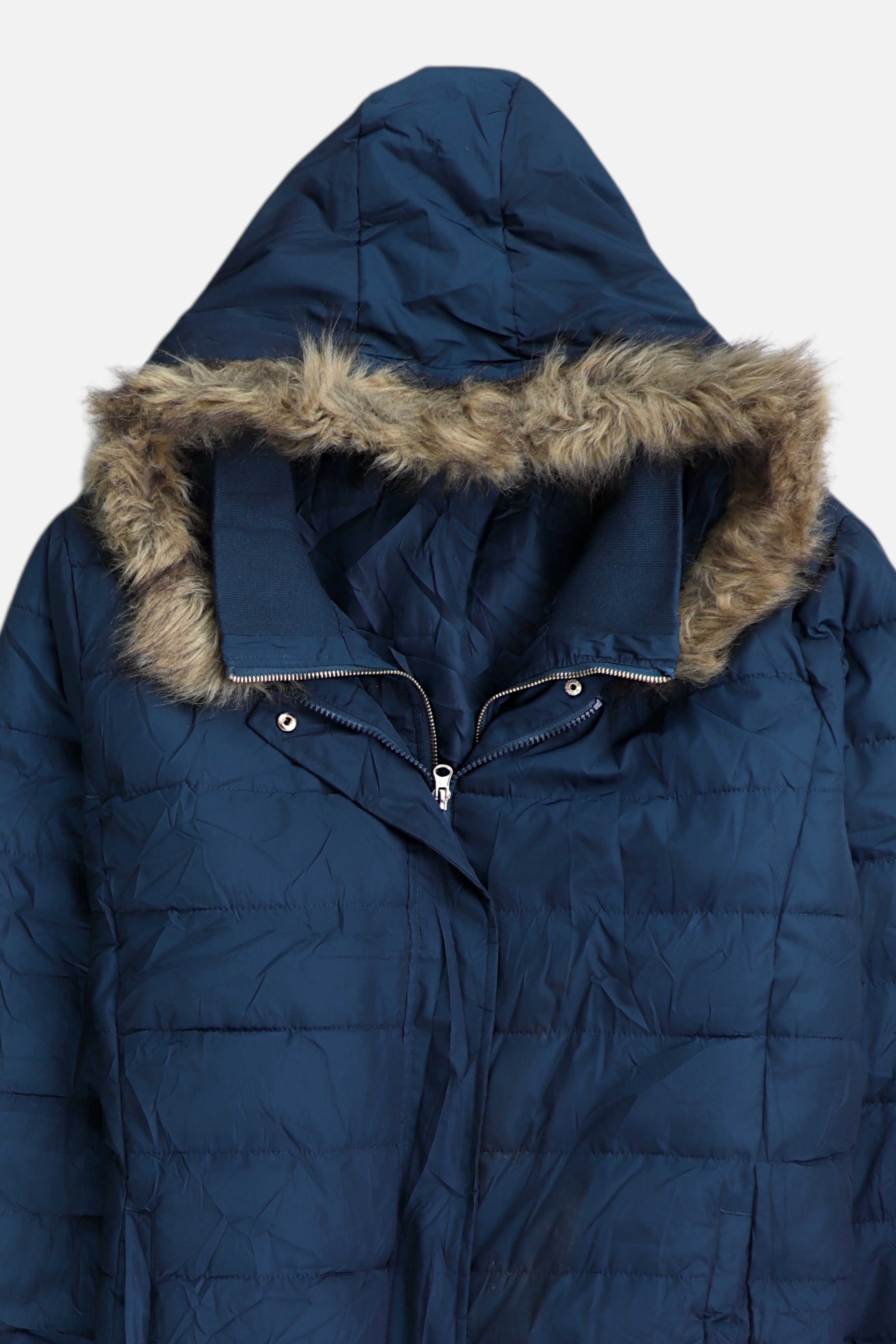 TIME THRU Chaqueta Impermeable Puffer - Mujer - 3XL
