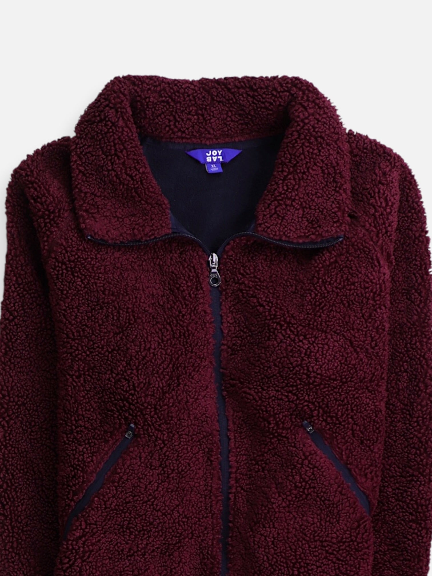 JOY LAB Sudadera Fleece Teddy - Mujer - XL