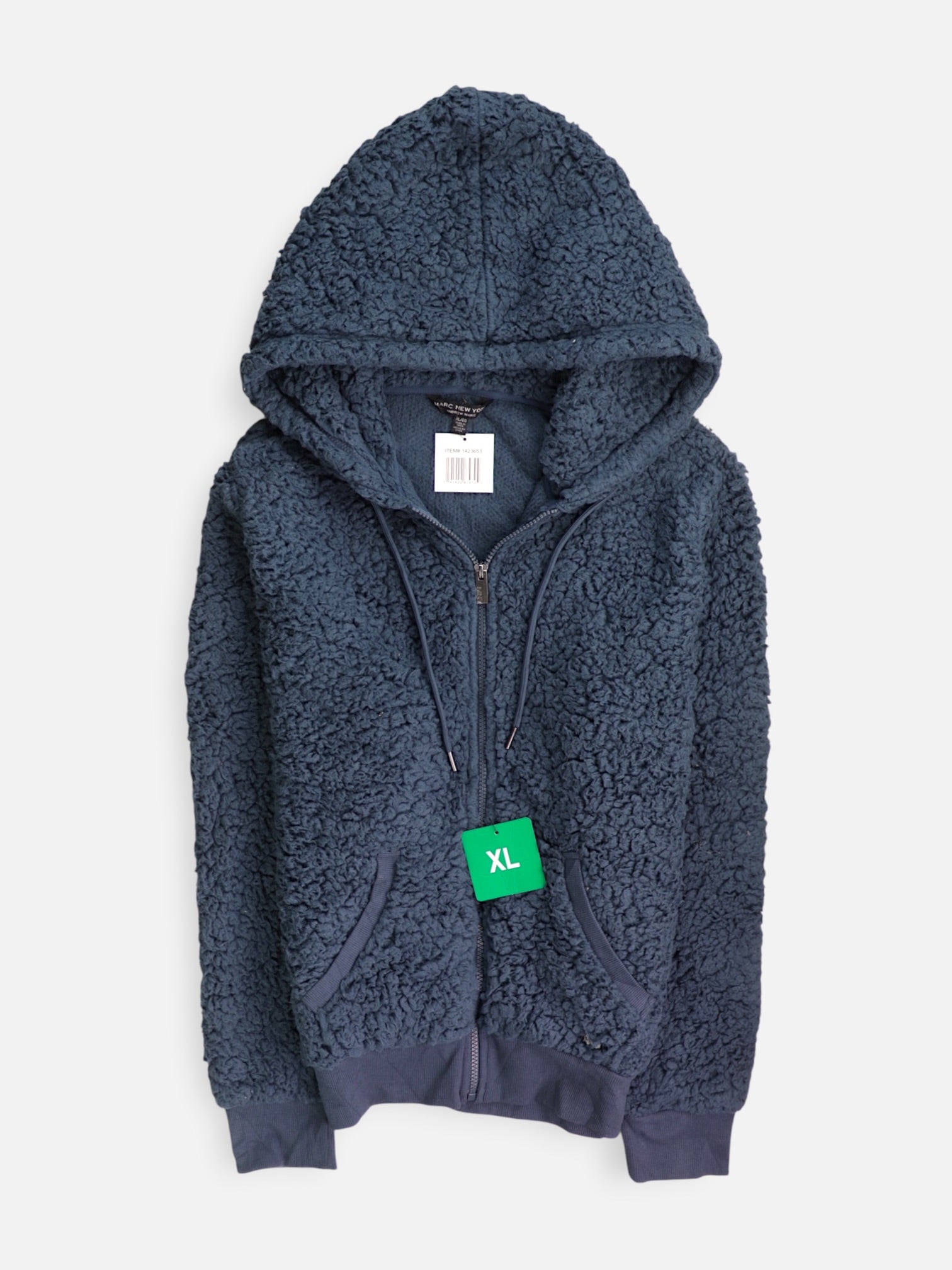 ANDREW MARC Sudadera Hoodie Teddy - Mujer - XL