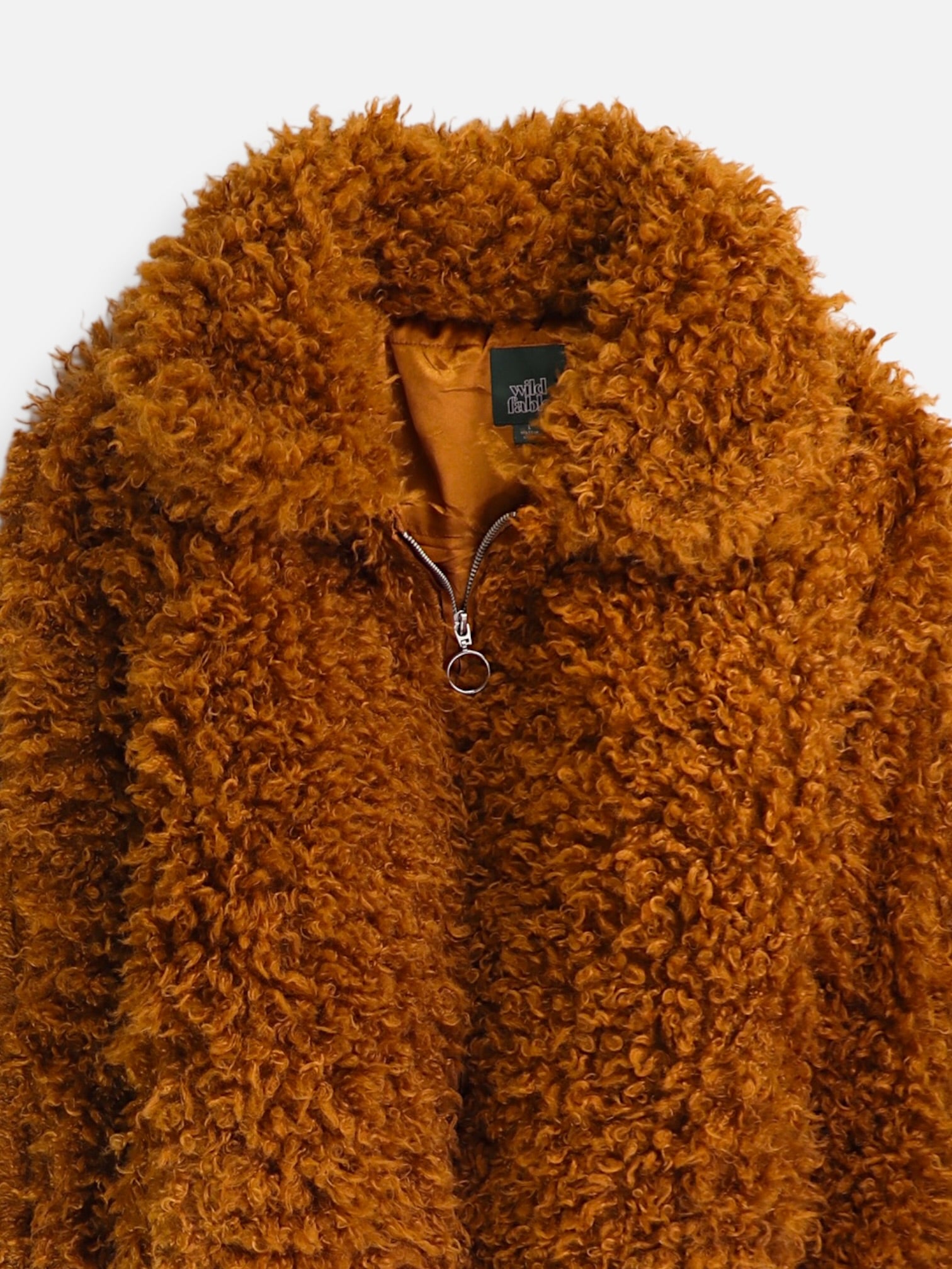 Wild Fable Chaqueta Casual Teddy - Mujer - Large