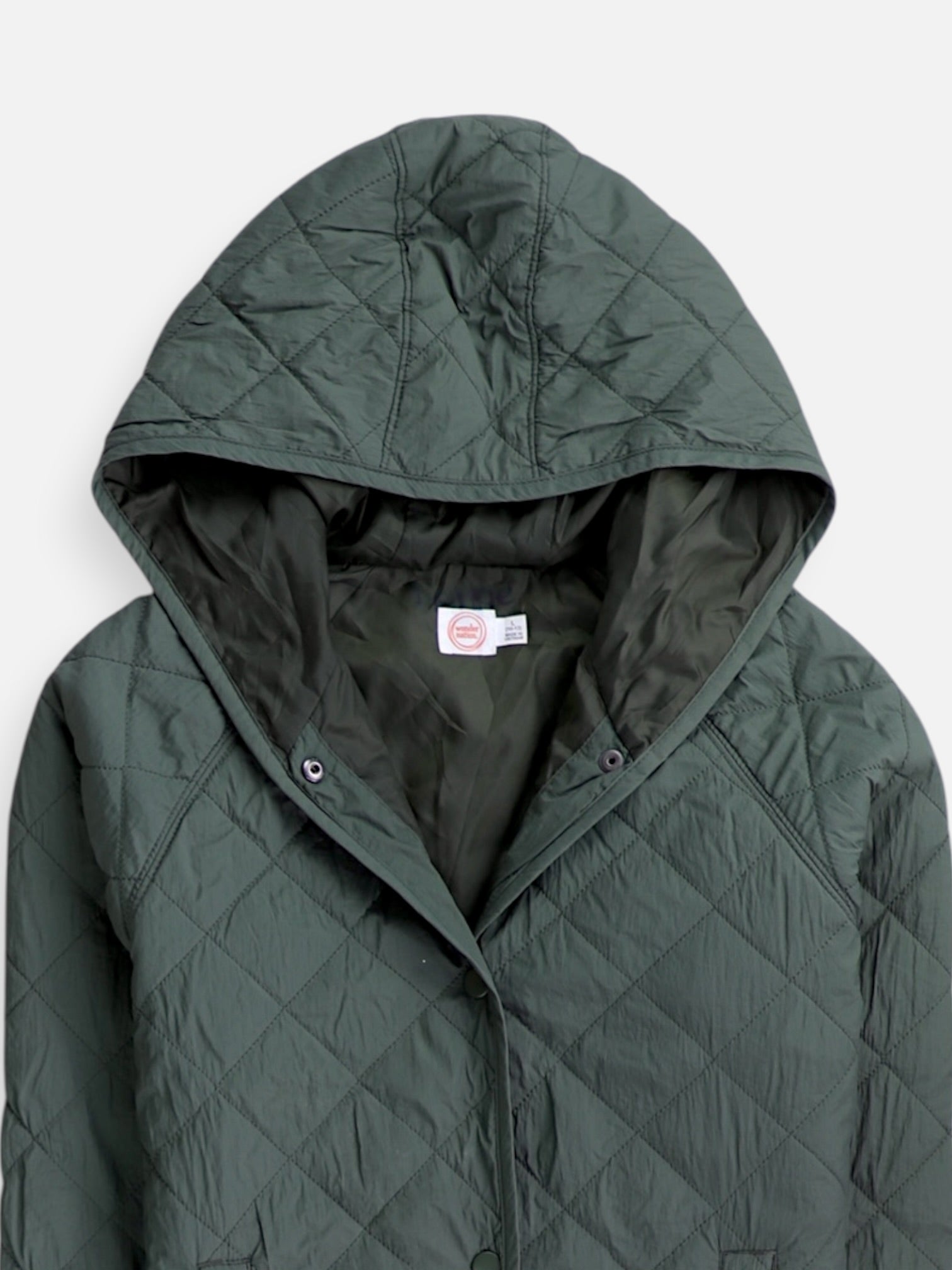 Wonder Nation Chaqueta Puffer Impermeable - Niño - Large - 10-12Y (Años)